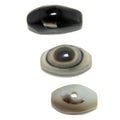 Third Eye Achat Set mit 3 gebohrten Perlen Böse Schutzsteine