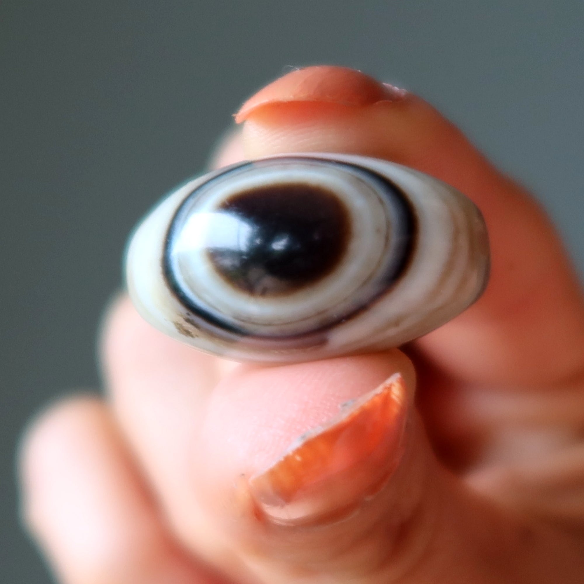 Third Eye Achat Set mit 3 gebohrten Perlen Böse Schutzsteine