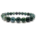 Moosachat-Armband „Alive and Thrive“ Kristall