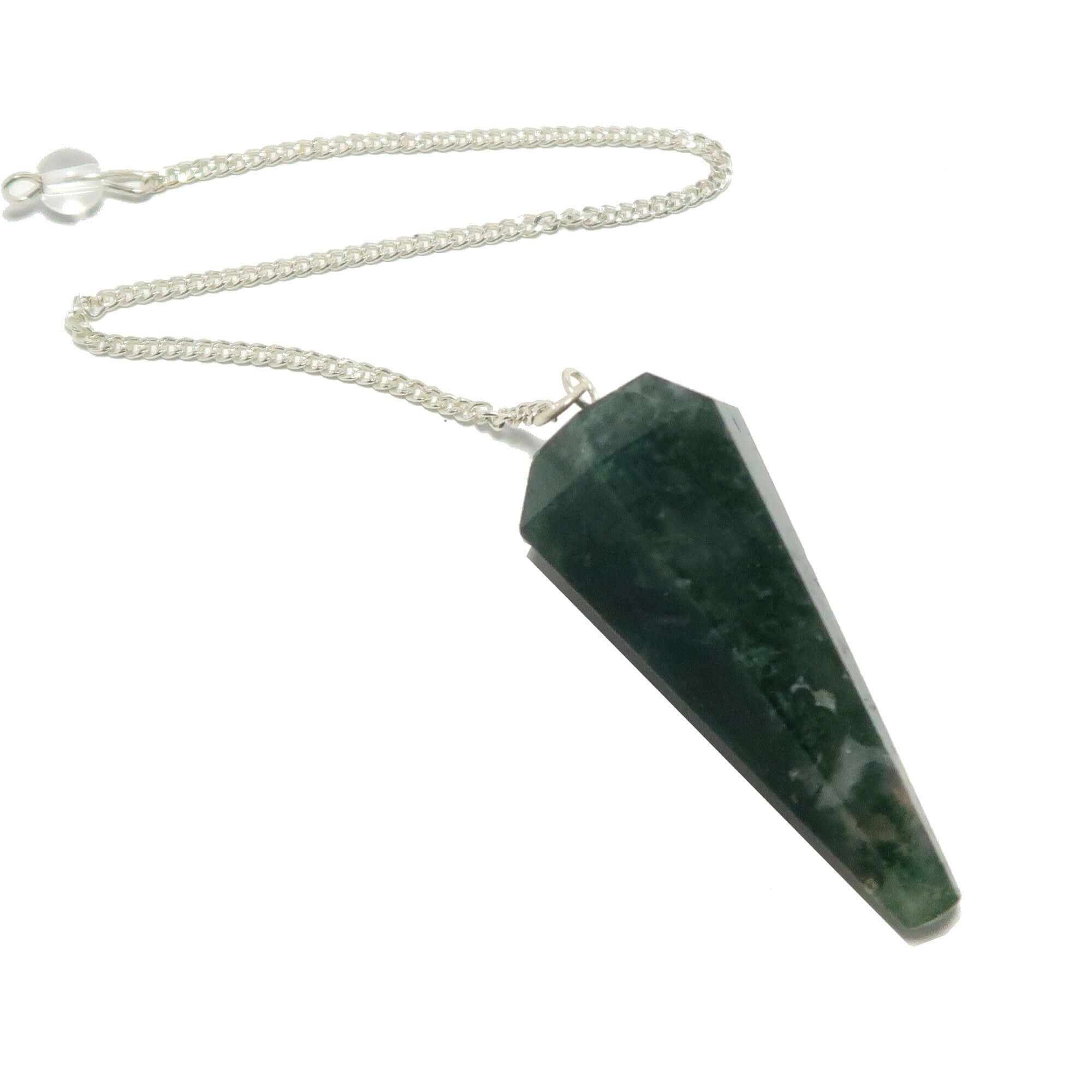 Pierre Pendule Balancier Agate Mousse