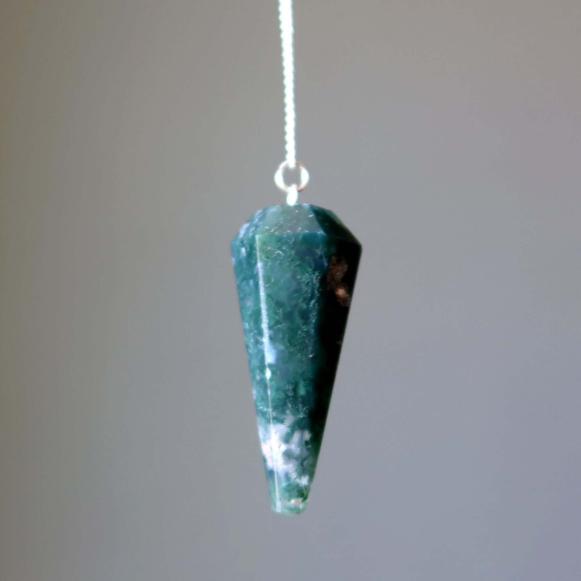 Pierre Pendule Balancier Agate Mousse