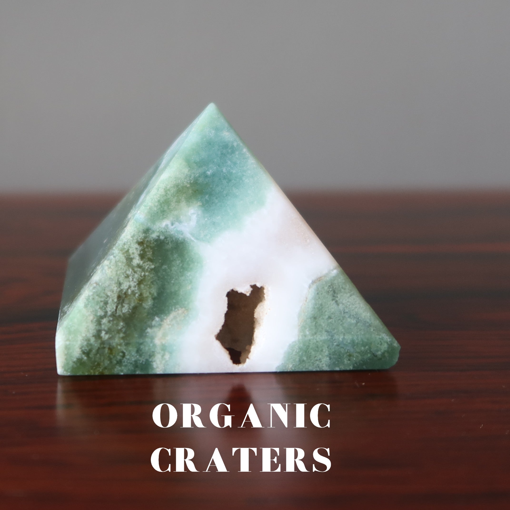 Moosachat Pyramide Kraft des natürlichen grünen Heilkristalls