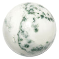 Tree Agate Sphere Touch of Moss Nature Grounding Crystal Ball