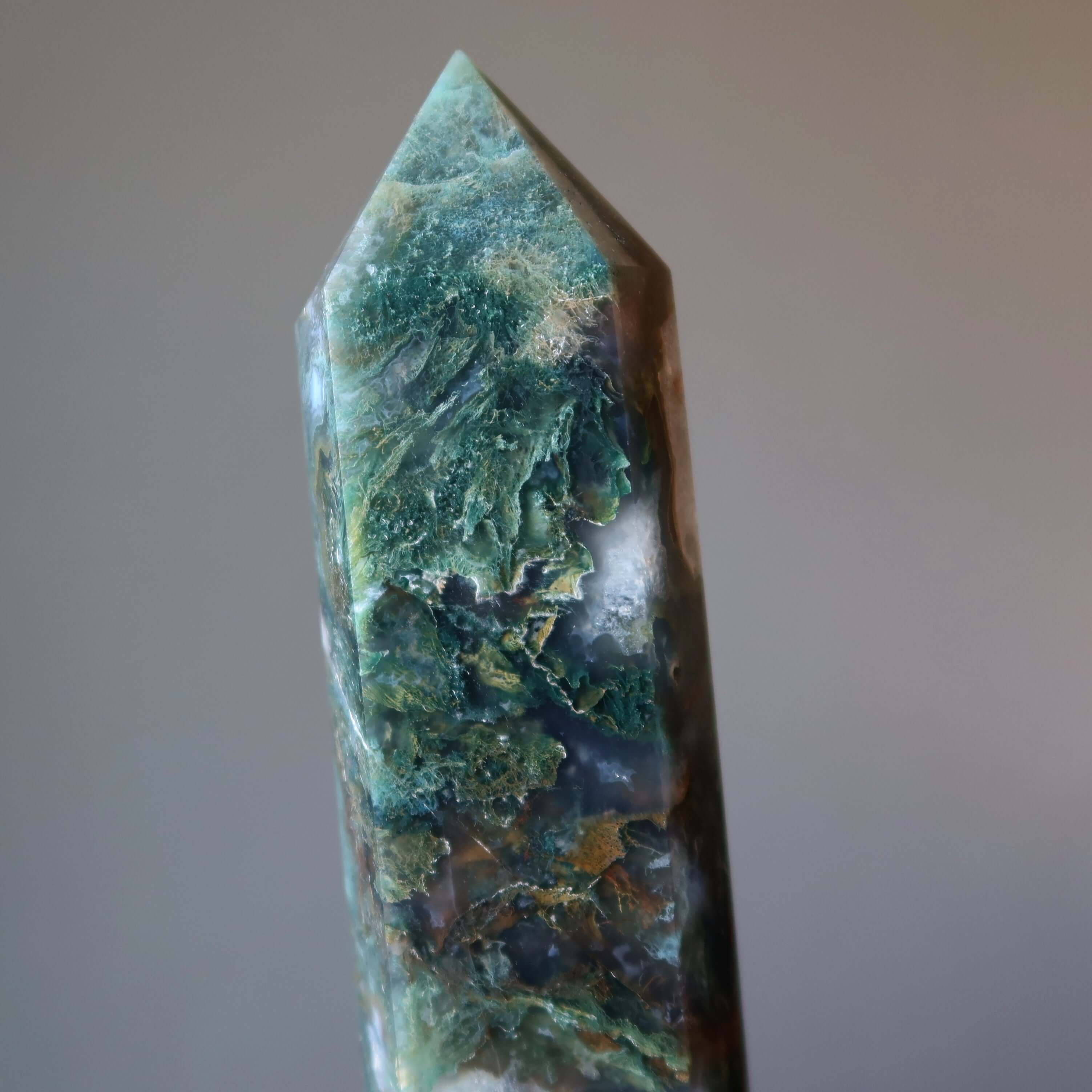 Tour Baguette Agate Mousse Sorcière de la Forêt Verte