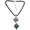 Tree Agate Necklace Hug Nature Organic Green Gemstones