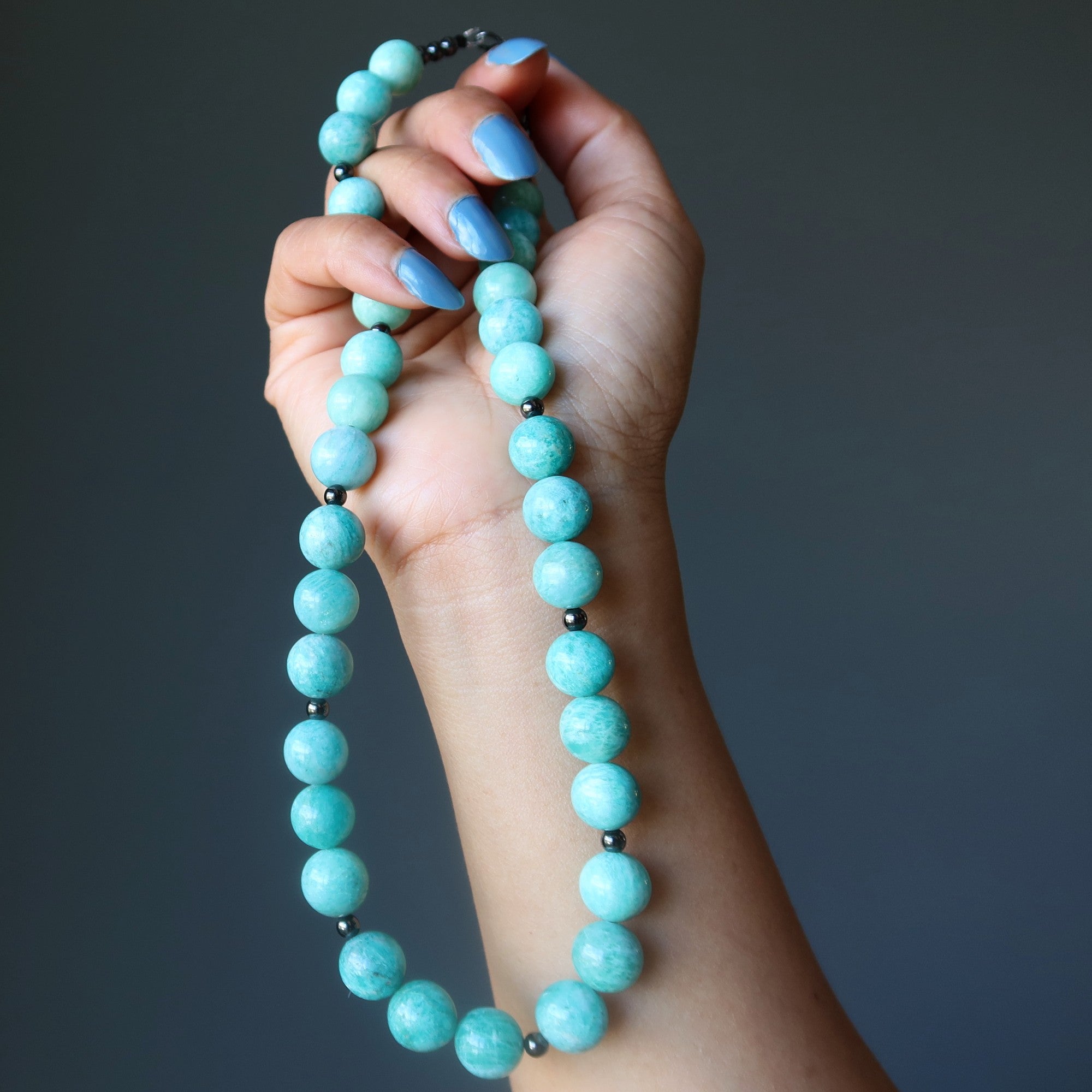 Collier Amazonite Calme comme la Mer Cristal Pierre Précieuse