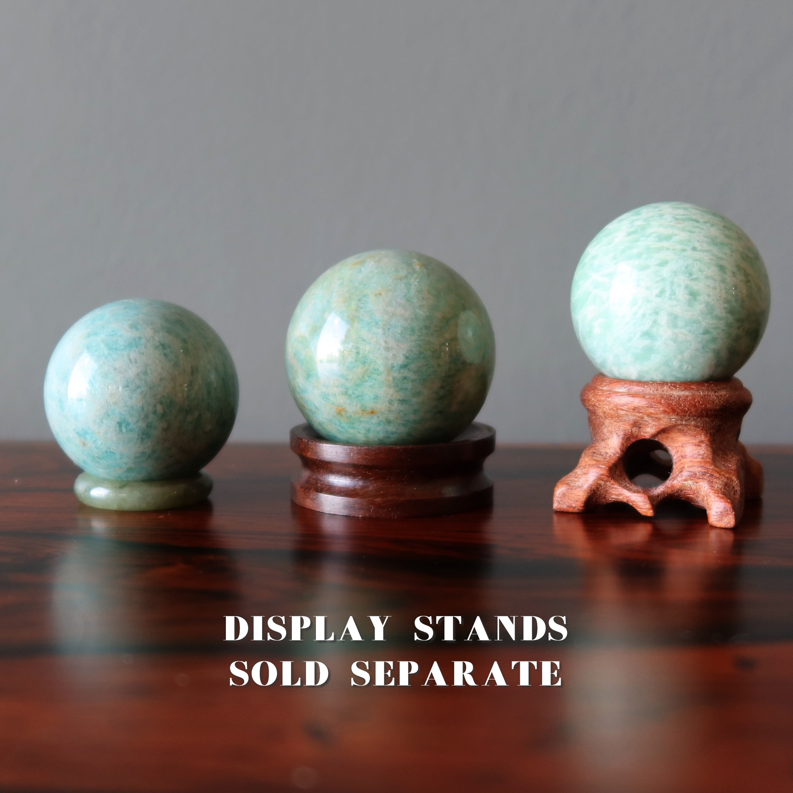 Amazonite Sphere Serene Aqua Green Sheen Paradise Crystal Ball