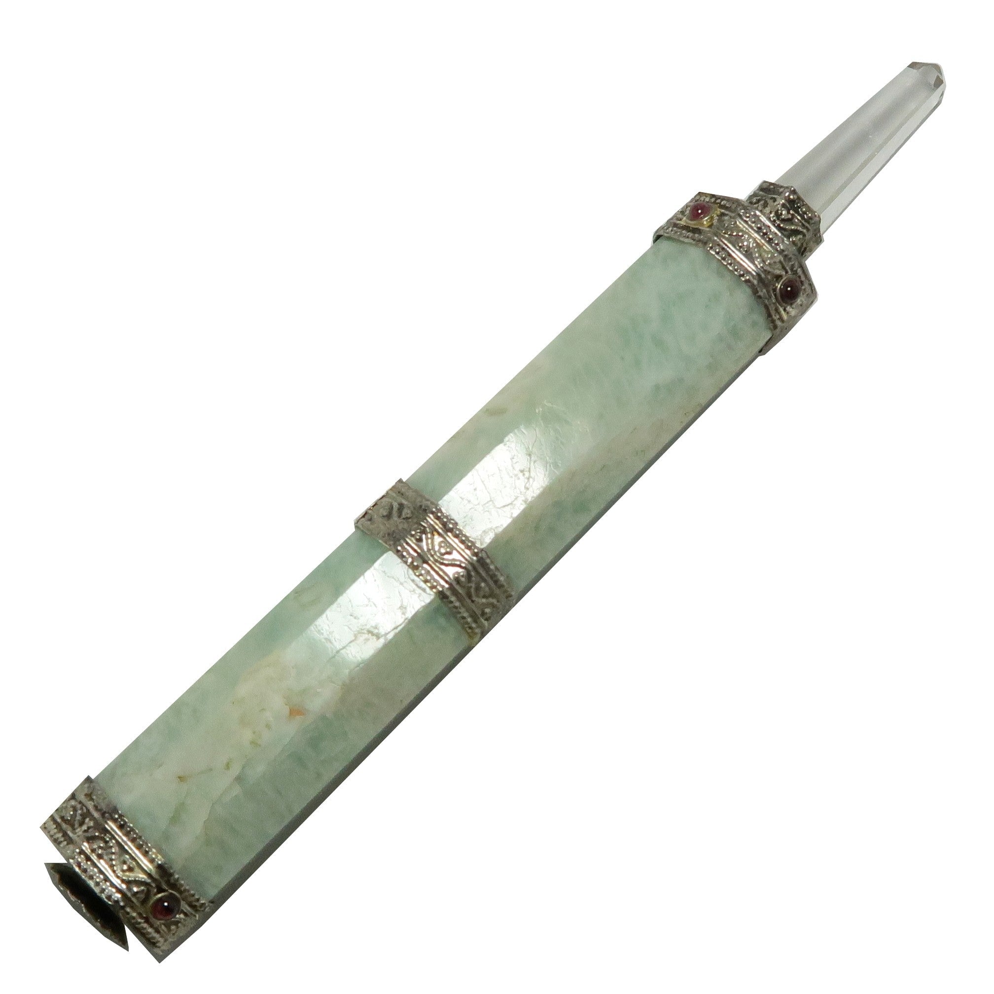 Baguette Aura d'Amazonite Guérisseur Guerrier blessé