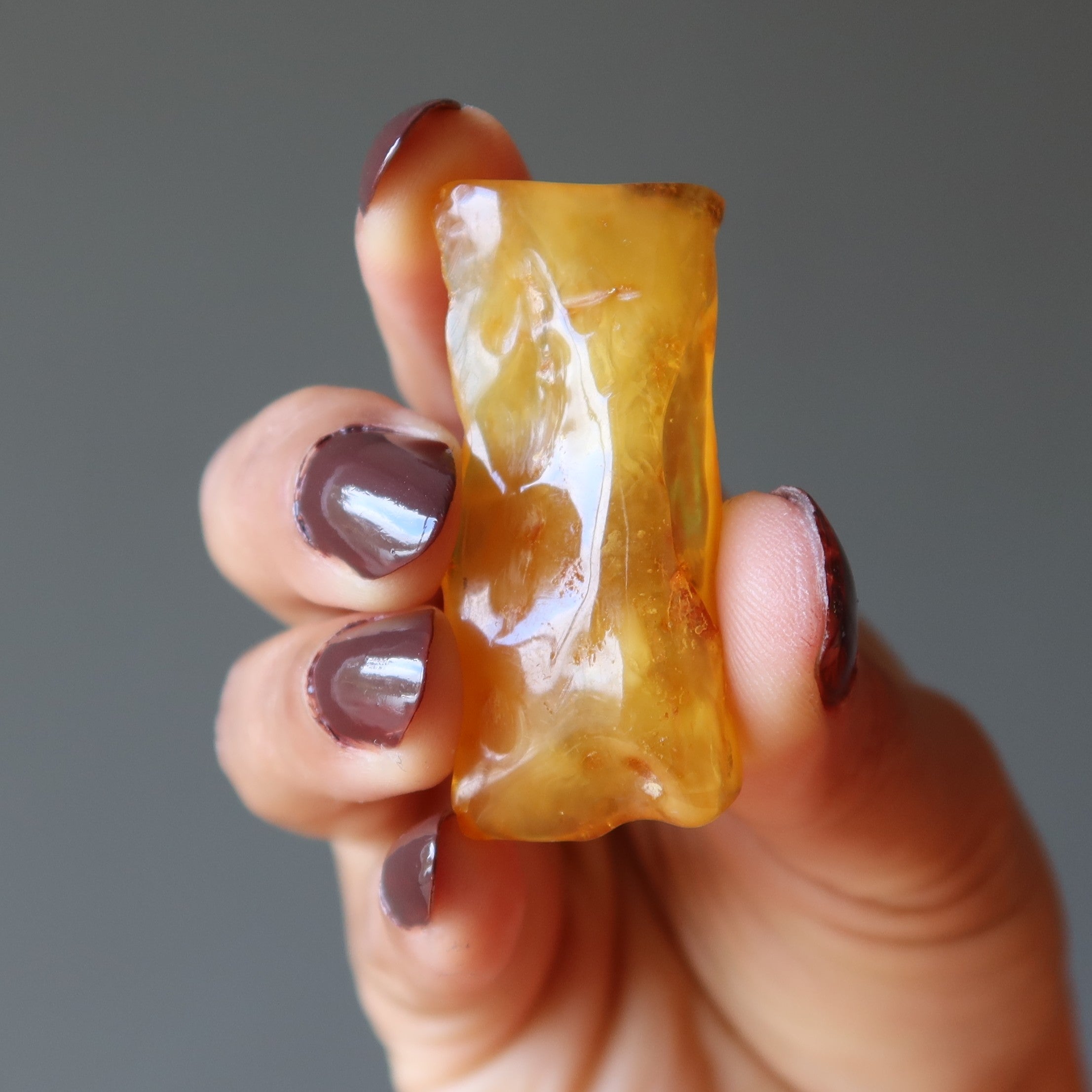 Ambre Cristal Brut Lumière de ma Vie Gemme