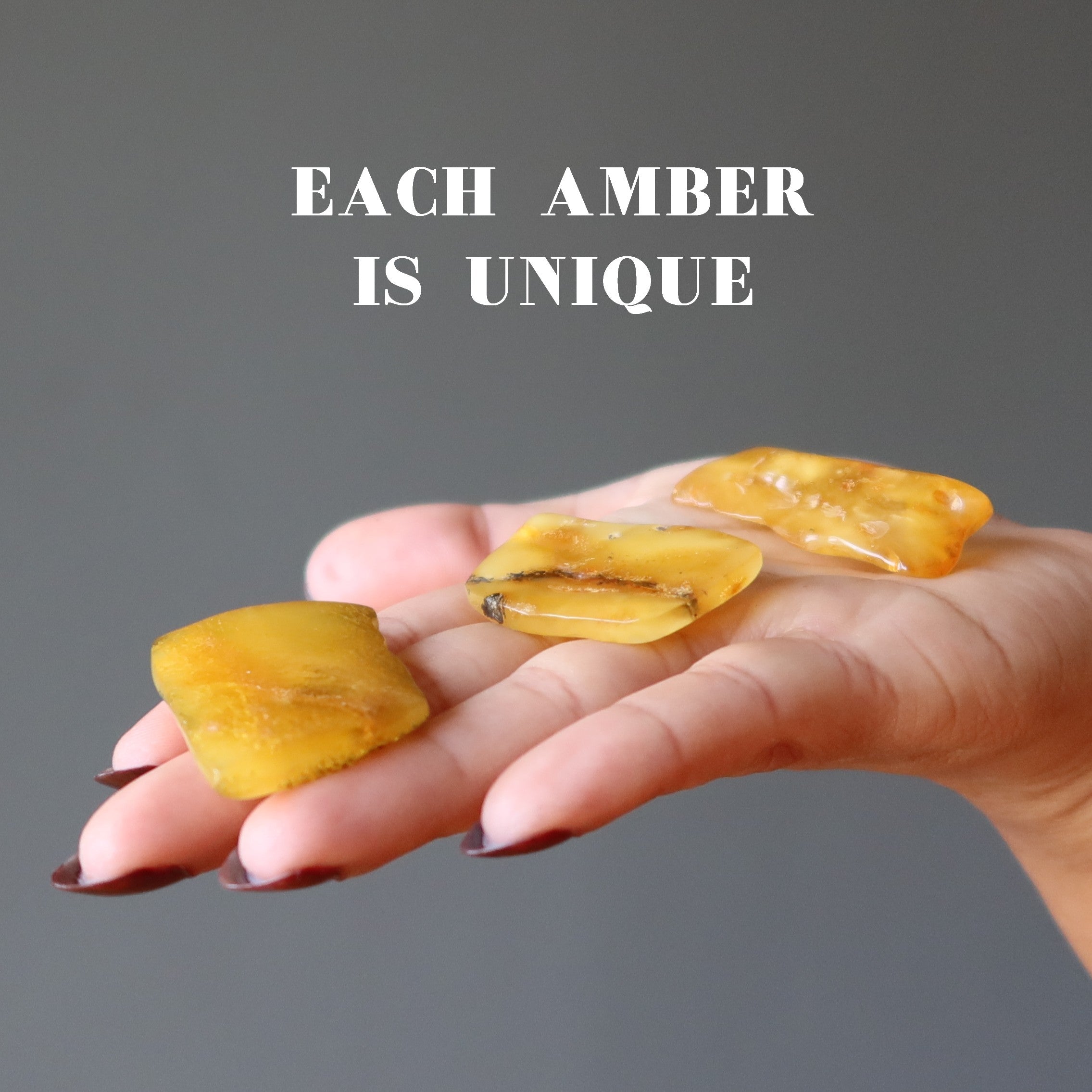 Ambre Cristal Brut Lumière de ma Vie Gemme