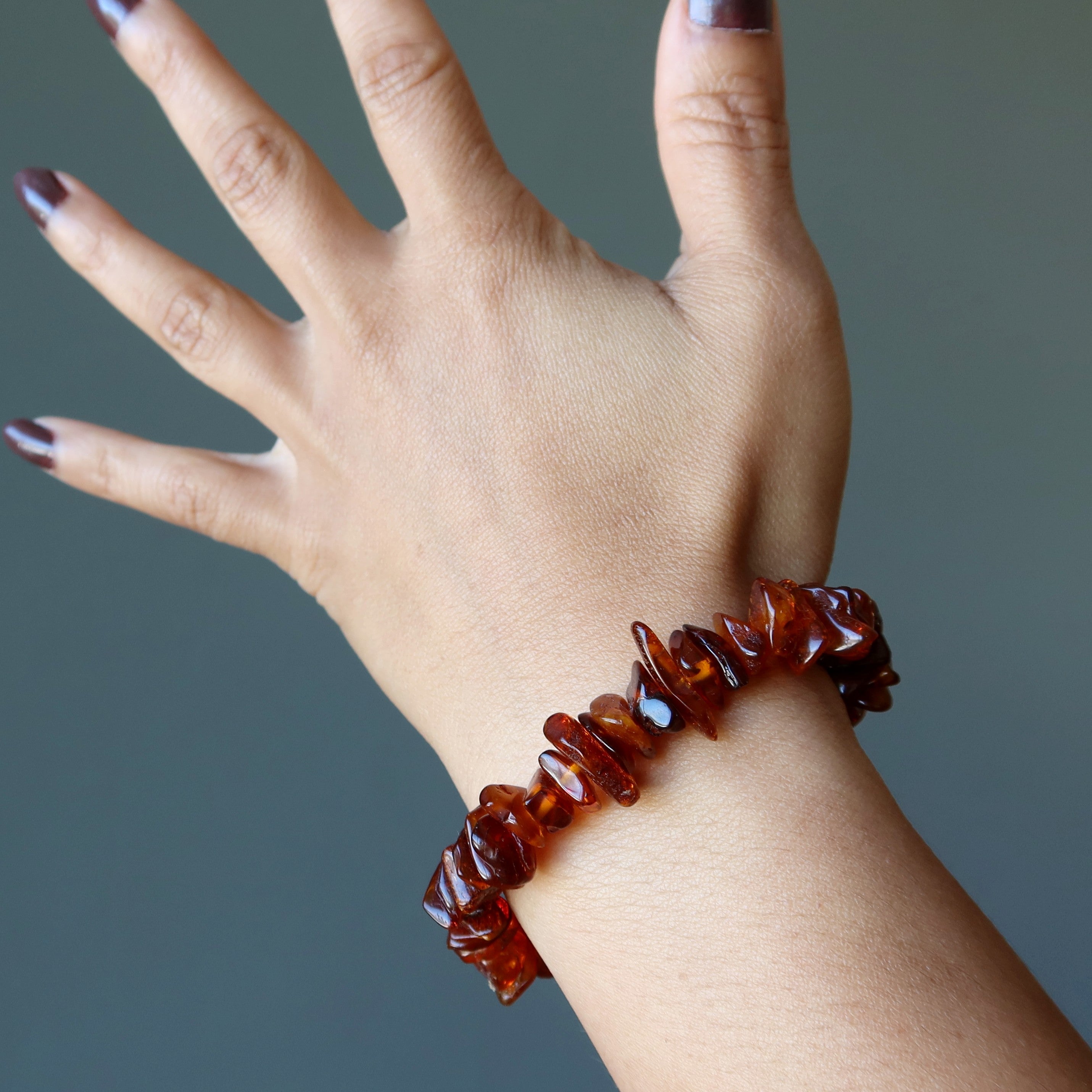 Bracelet Ambre Abondance de la Baltique Cristal Précieux