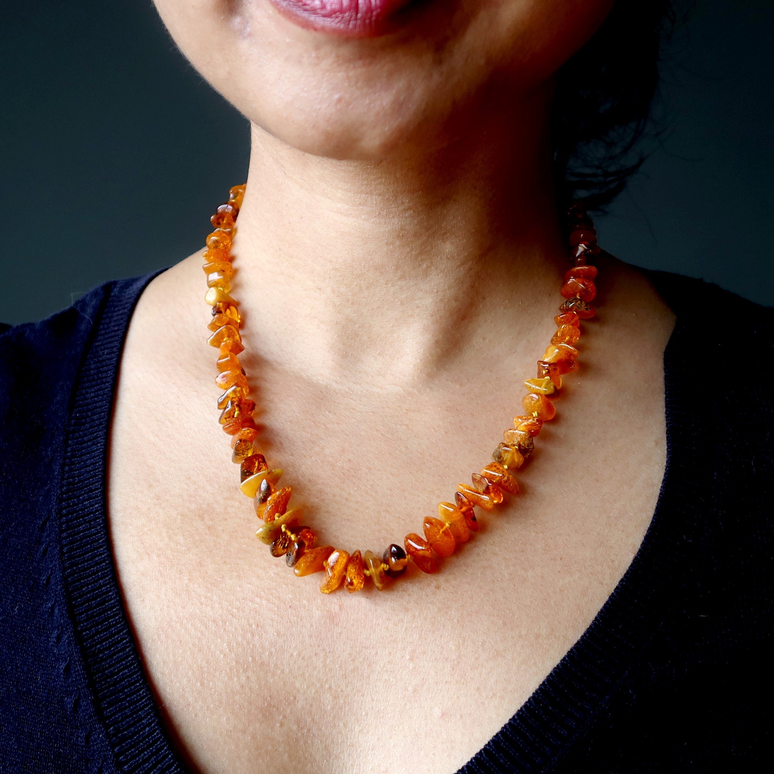 Amber Necklace Cherished Moments Honey Baltic Lithuania