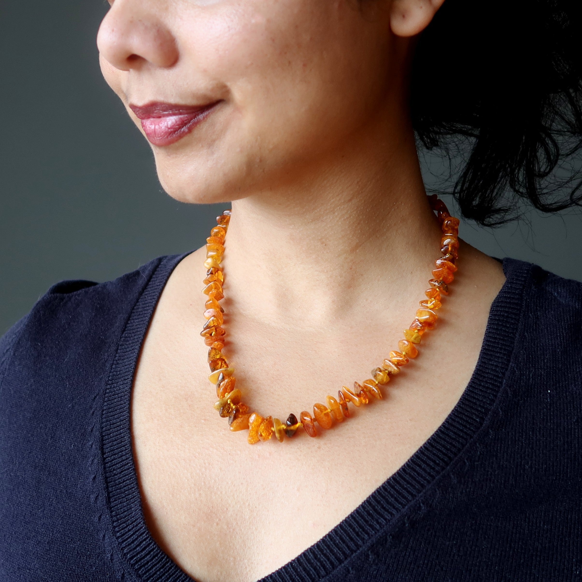 Amber Necklace Cherished Moments Honey Baltic Lithuania