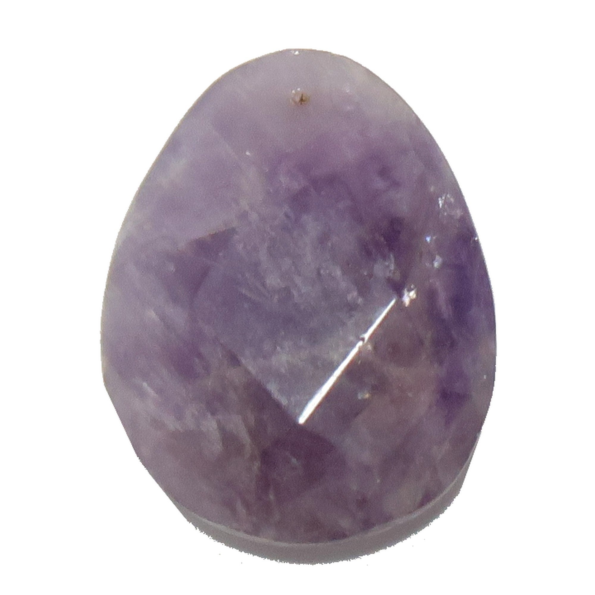 Amethyst-Anhänger, lila, Birne von Eden, facettierter gebohrter Stein