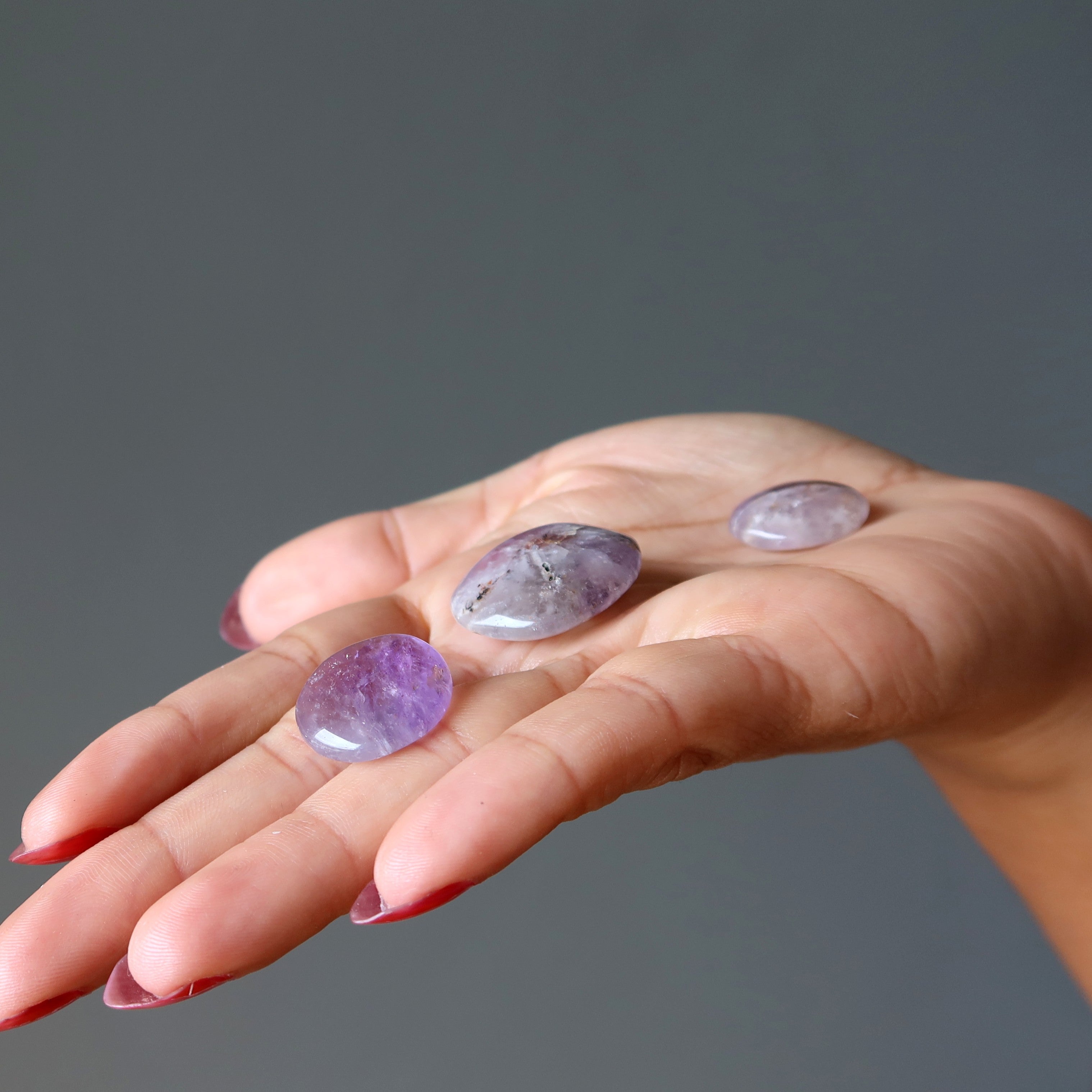 Amethyst Grid Crystal Spiritual Mandala Coin