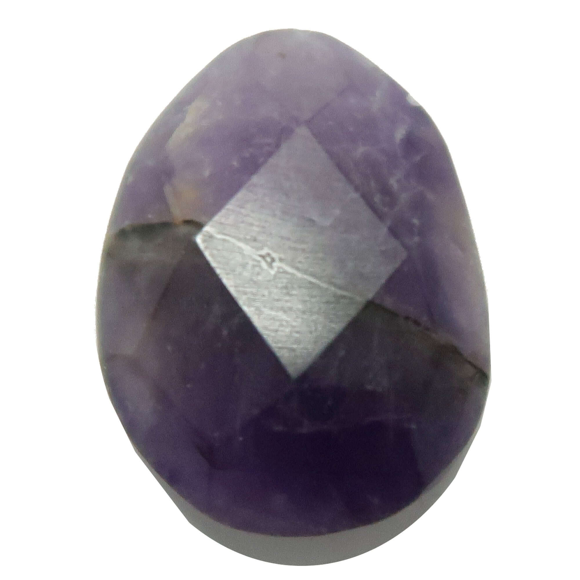 Amethyst Amulet Pear Faceted Wounded Warrior