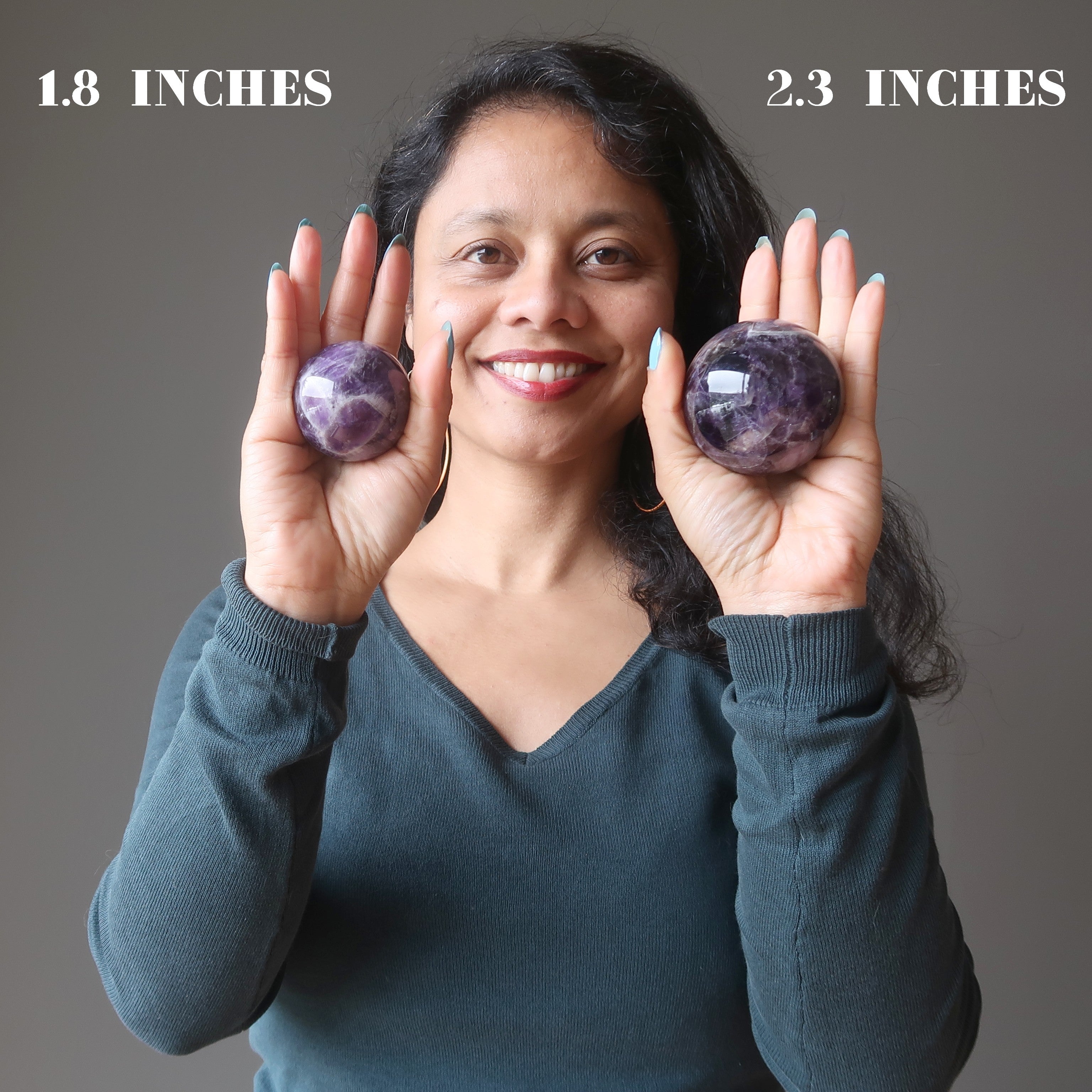 Amethyst Sphere Deep Soul Healing Dark Purple Uruguay Crystal Ball