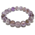 Bracelet Améthyste Amétrine Naturelle Perles Facettées de Joie