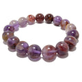 Amethyst Bracelet Fire Goethite Crystal Beads Soul Ecstasy