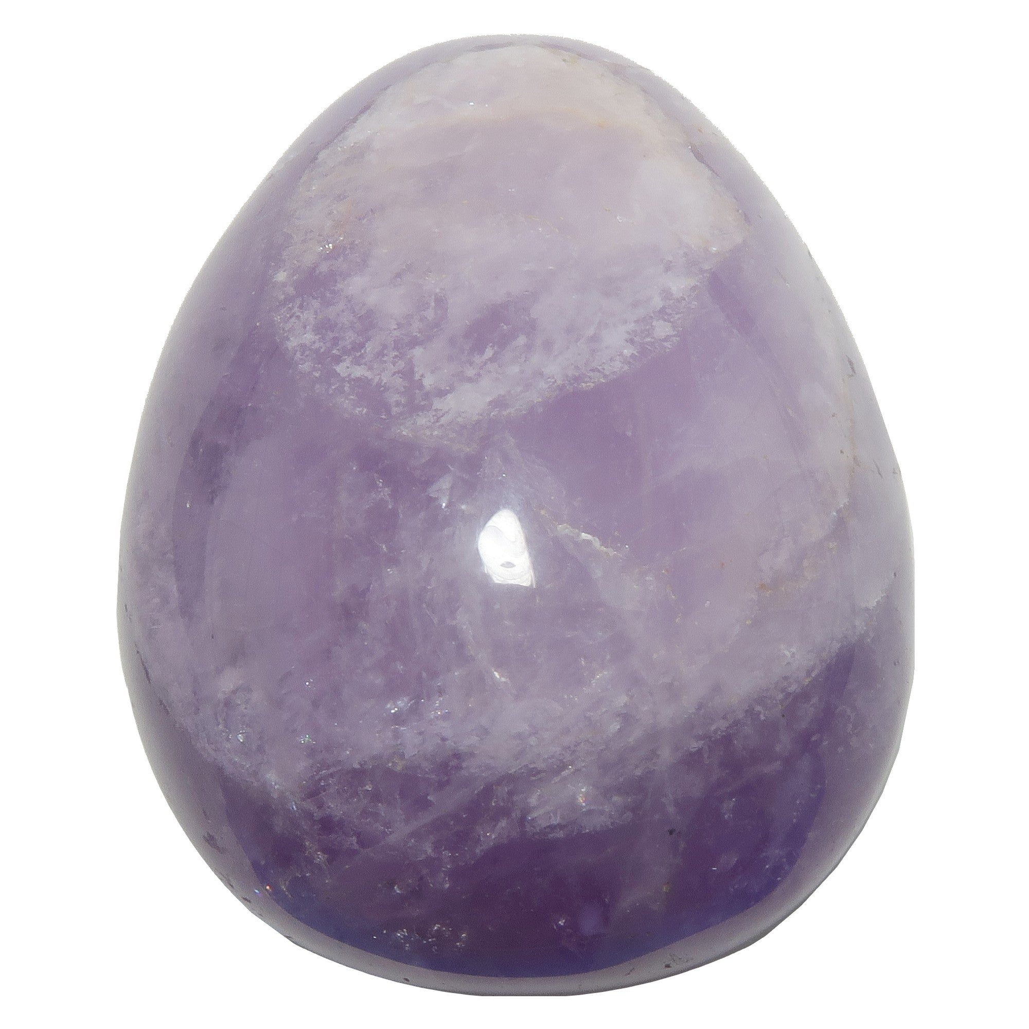 Amethyst Egg Believe in Miracles Purple Stone