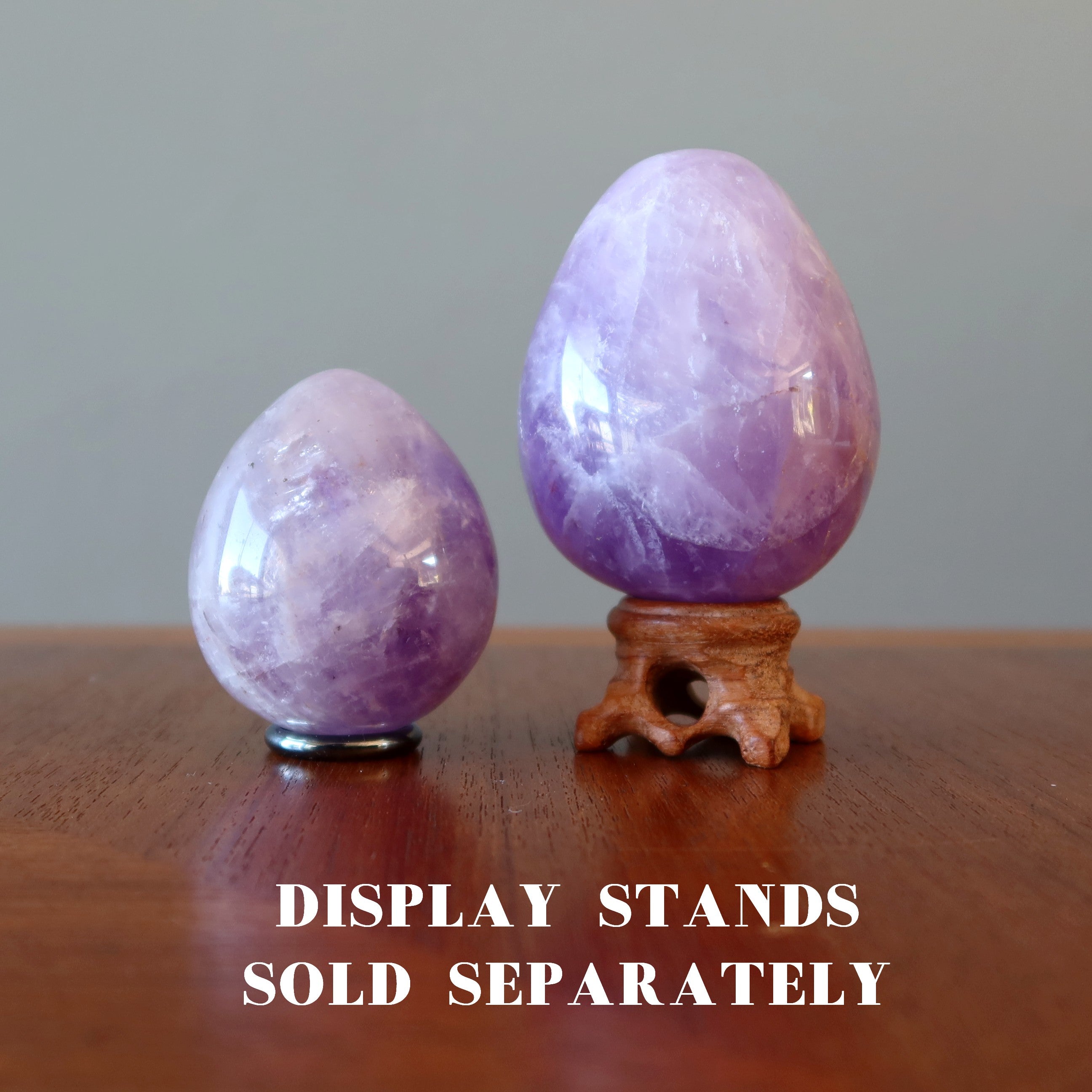 Amethyst Egg Believe in Miracles Purple Stone