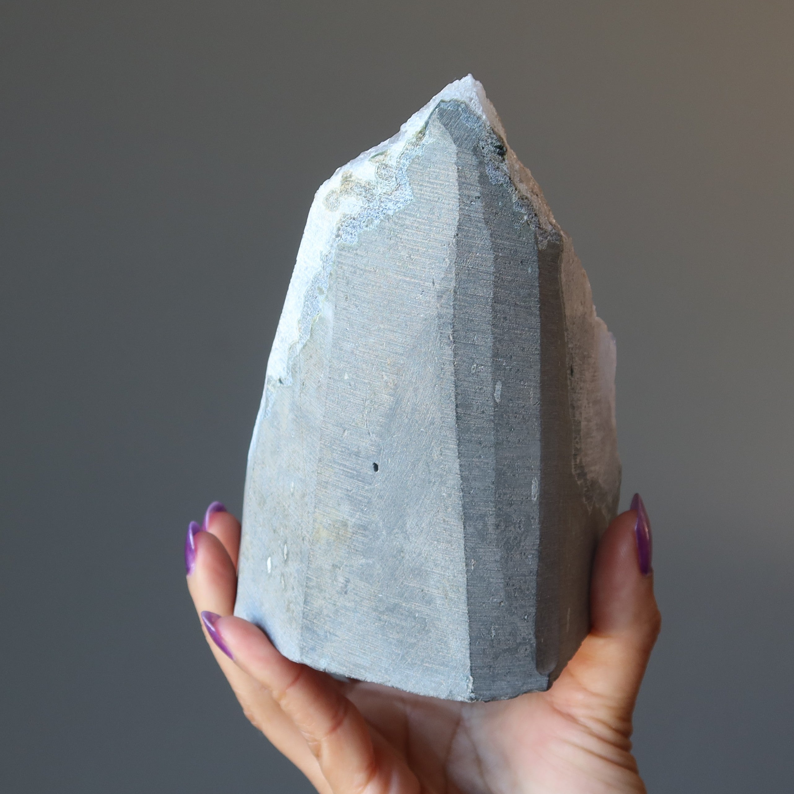 Amethyst-Geode, violett, positive Energie für Zuhause und Büro, Cluster