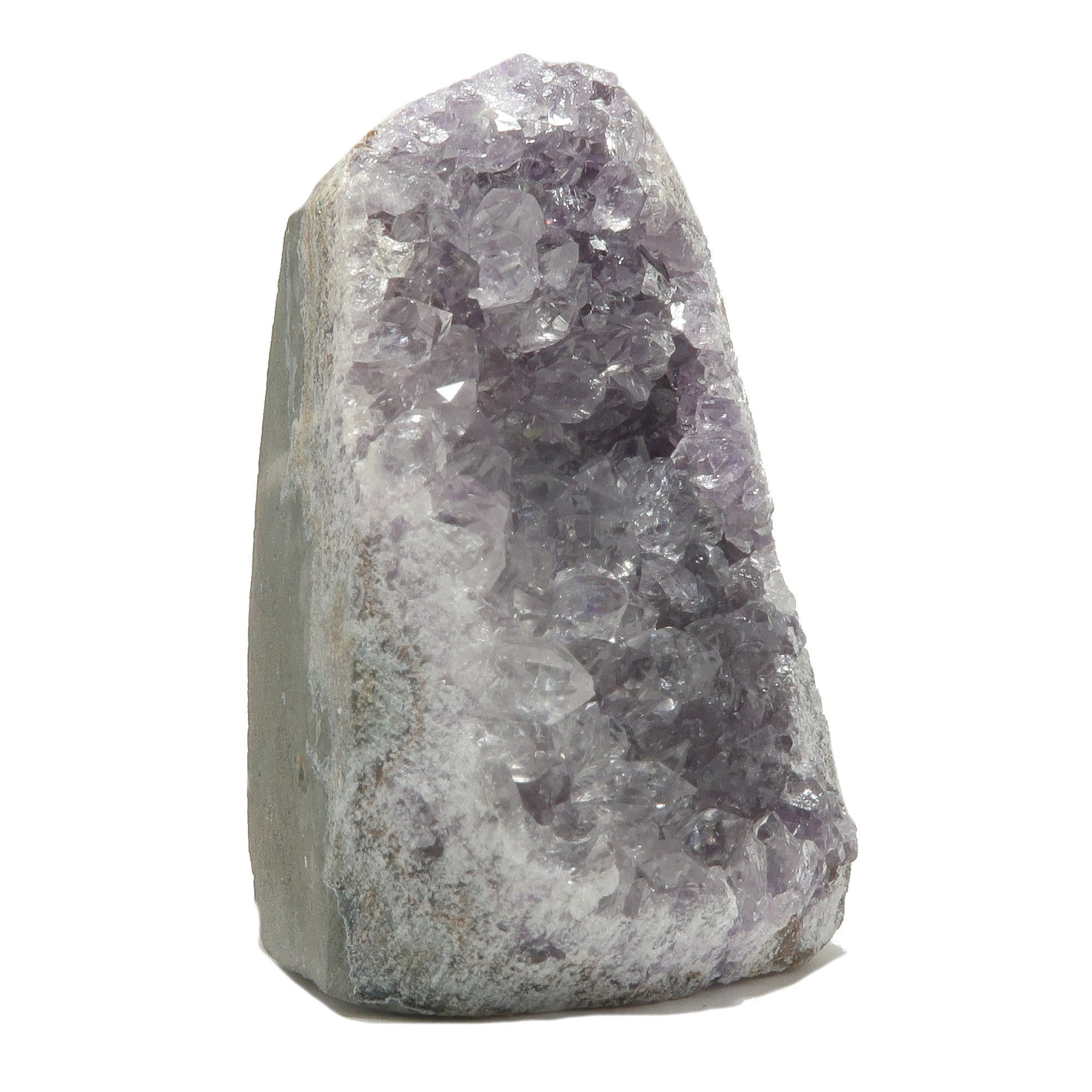 Amethyst-Geode, violett, positive Energie für Zuhause und Büro, Cluster