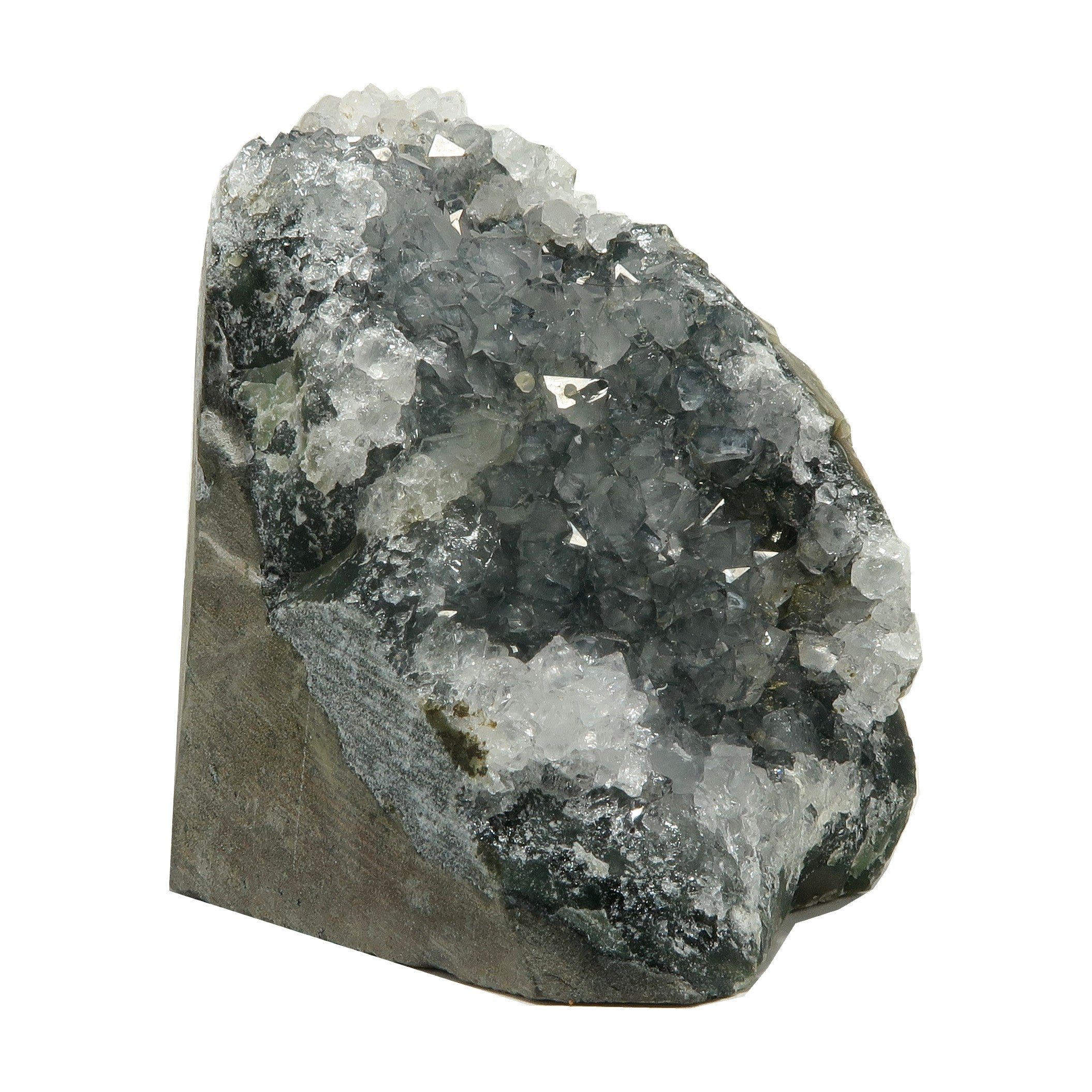Amethyst-Geode, violett, positive Energie für Zuhause und Büro, Cluster