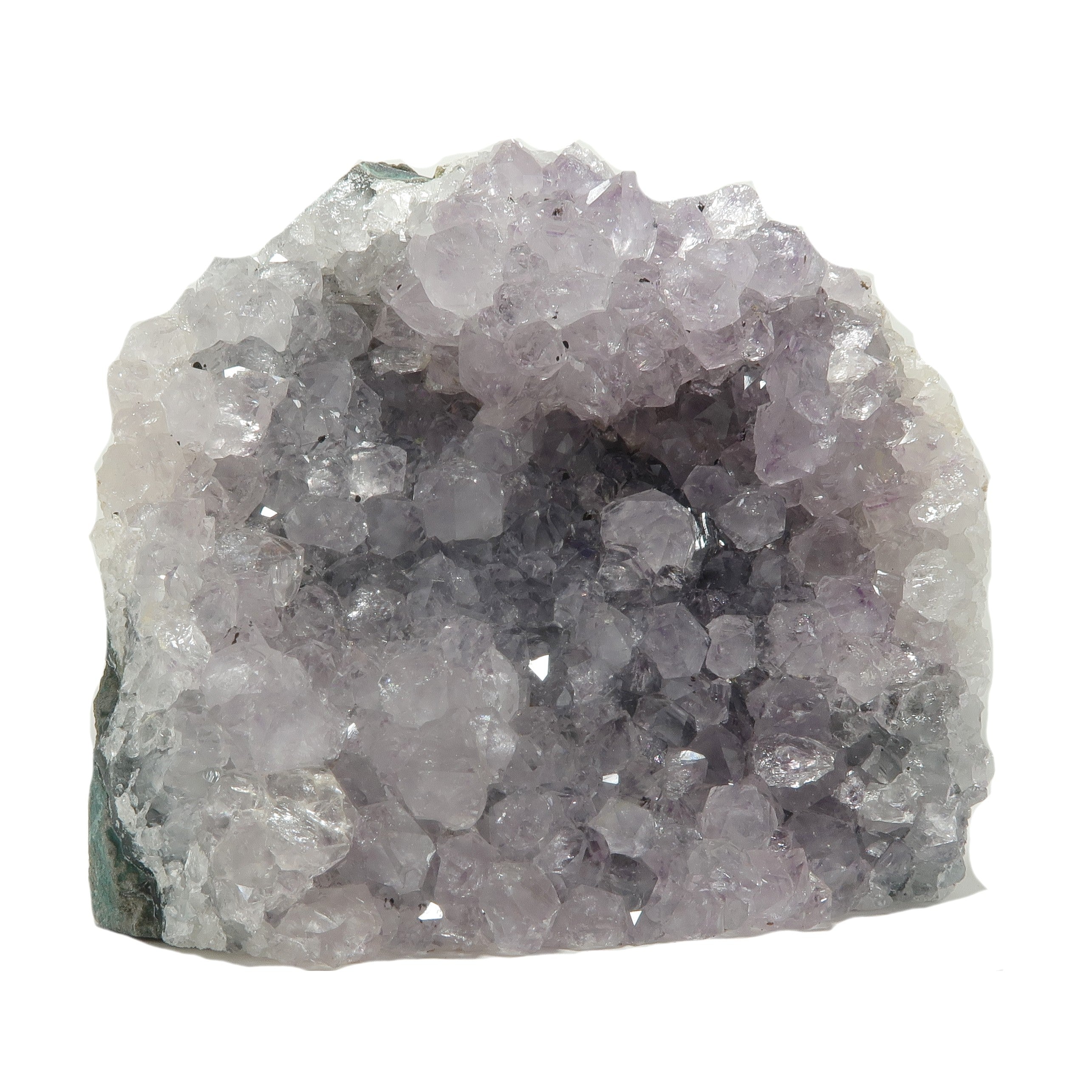Amethyst-Geode, violett, positive Energie für Zuhause und Büro, Cluster