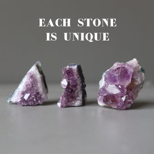 Amethystdruse Lila Meditation, Auslage und Gitter Kristall