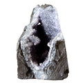 Géode d'améthyste Calcédonite bleue Cristal de méditation spirituelle 20 cm