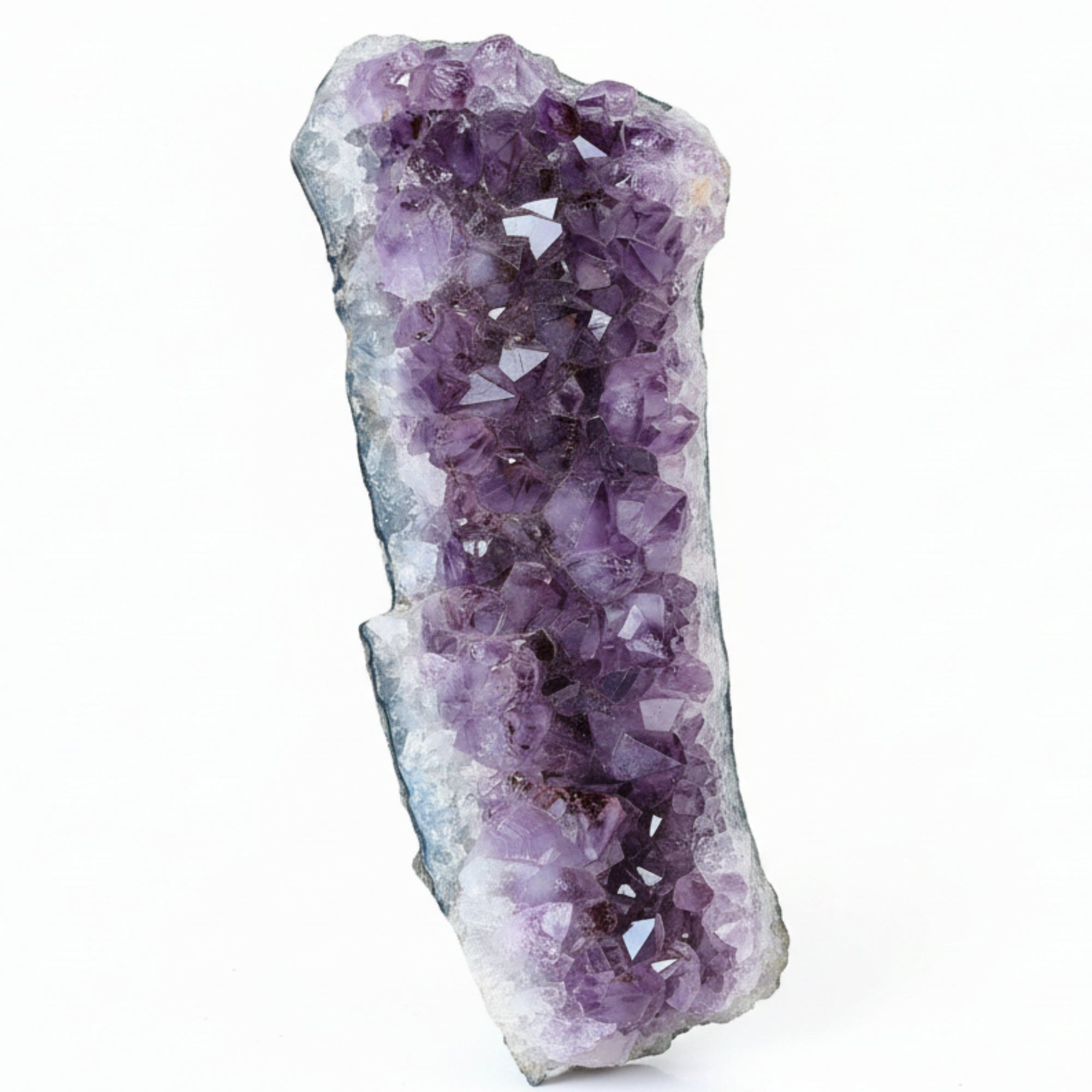 Géode d'améthyste, grande grappe violette, 29,2 cm