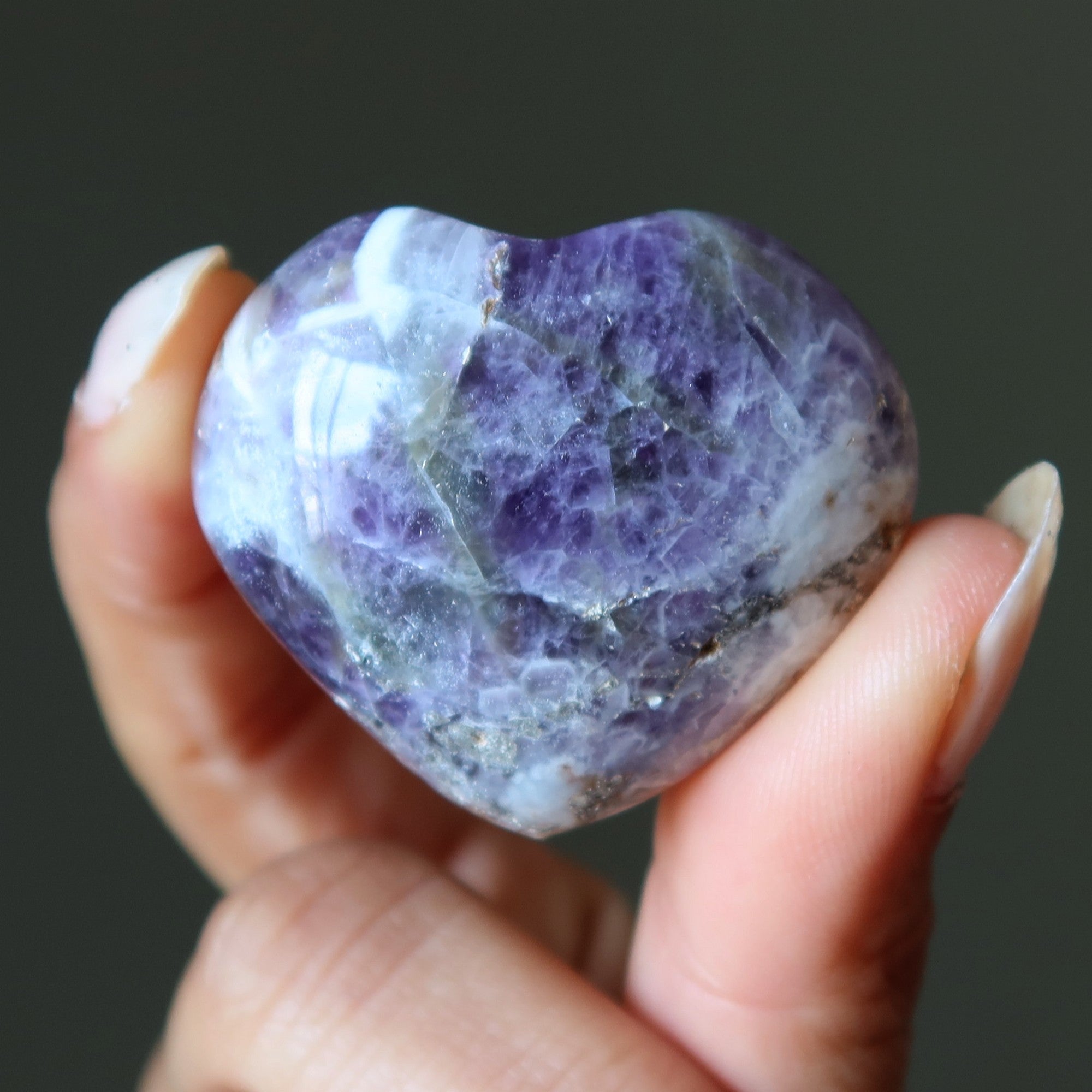 Amethyst Heart Love Beyond Borders Purple Crystal
