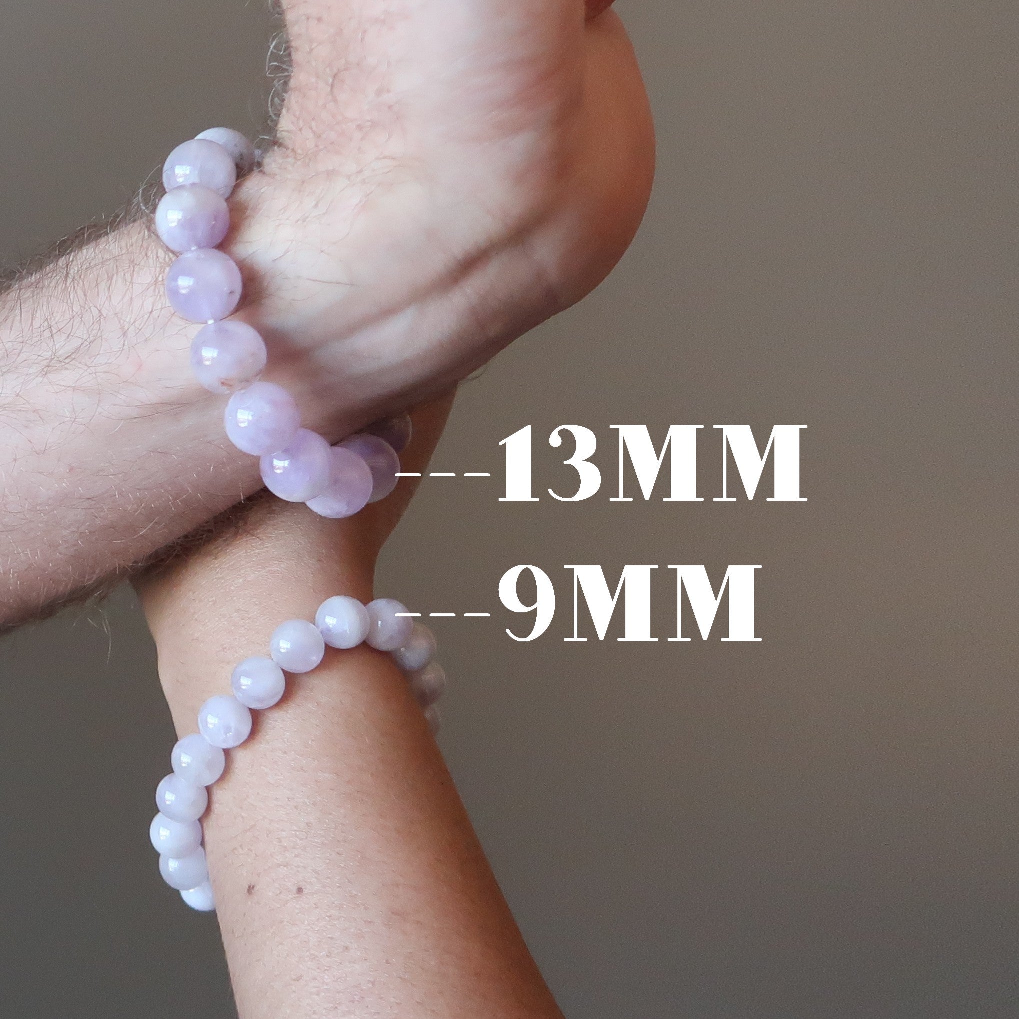 Amethyst Bracelet Lavender Purple Gemstone Beads Lightworker