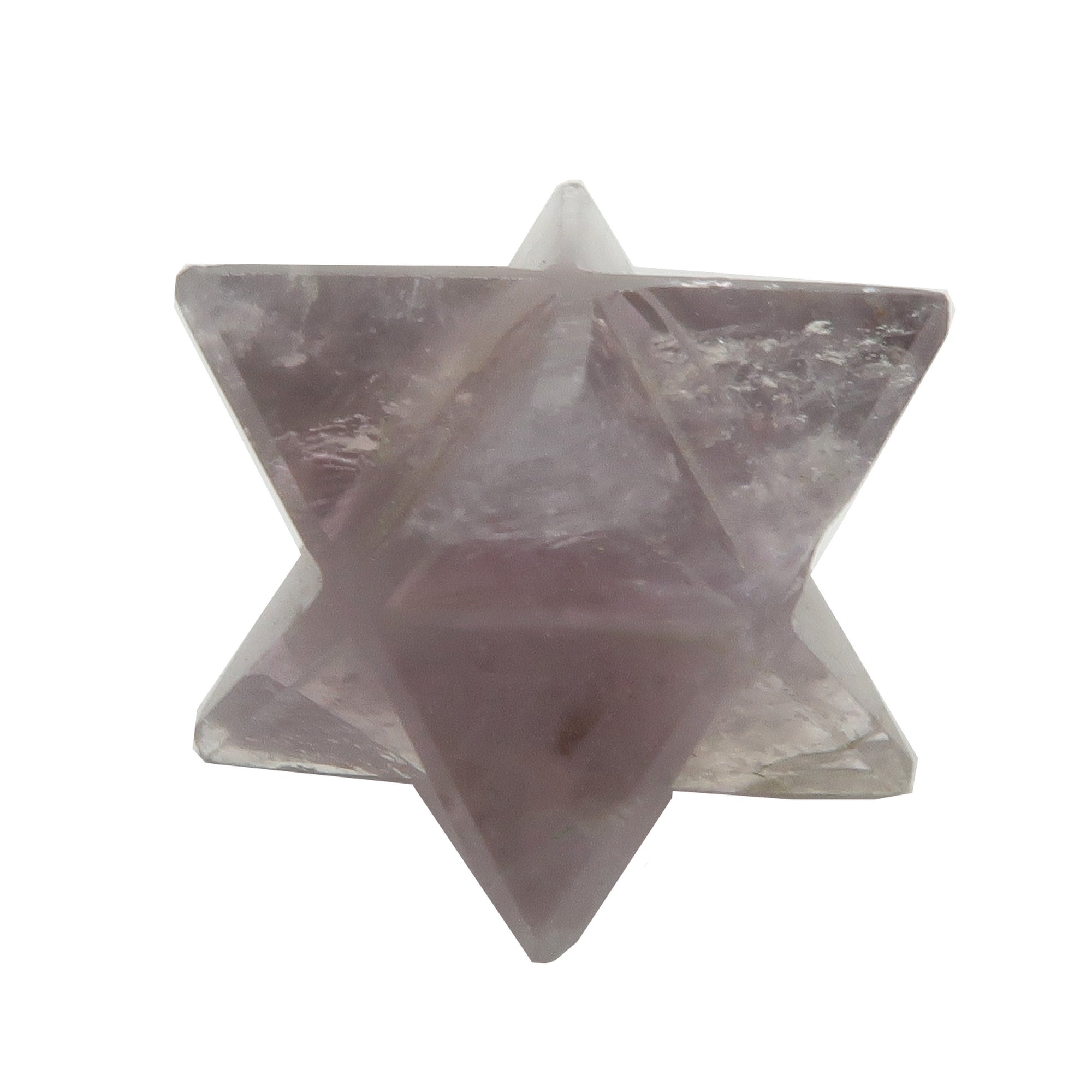 Amethyst Merkaba Purple Star Spiritual Crystal