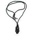 Amethyst Necklace Hope is Here Stone Macrame