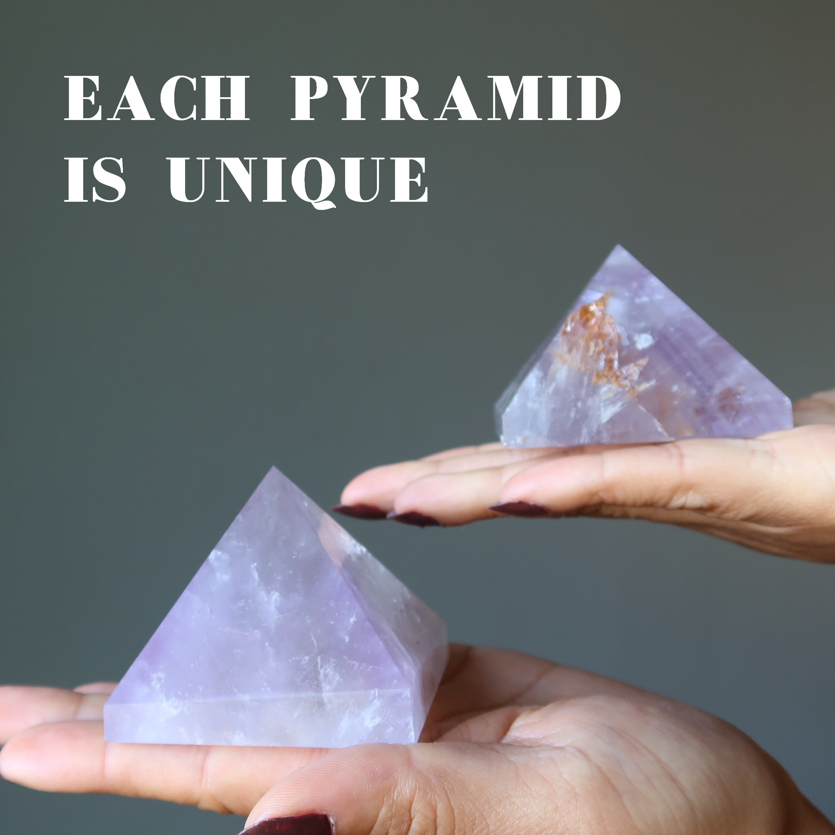 Amethyst-Pyramide, verwundeter Krieger, klar-lila