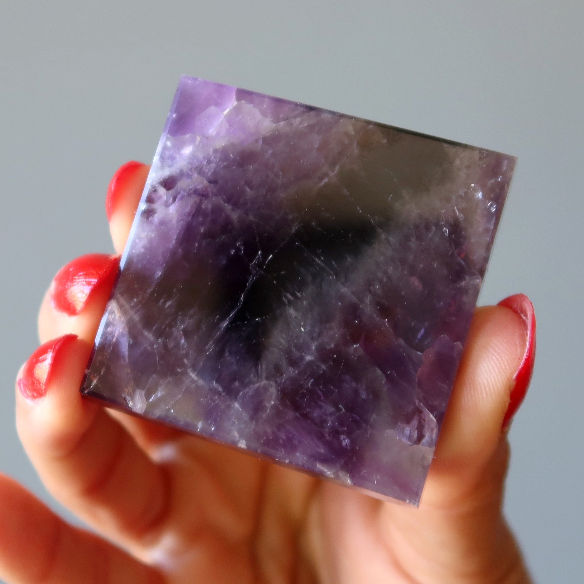 Amethyst Pyramide Lila Intuitiver Symbolstein