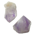 Amethyst Raw Crystal Set Double Dream Points
