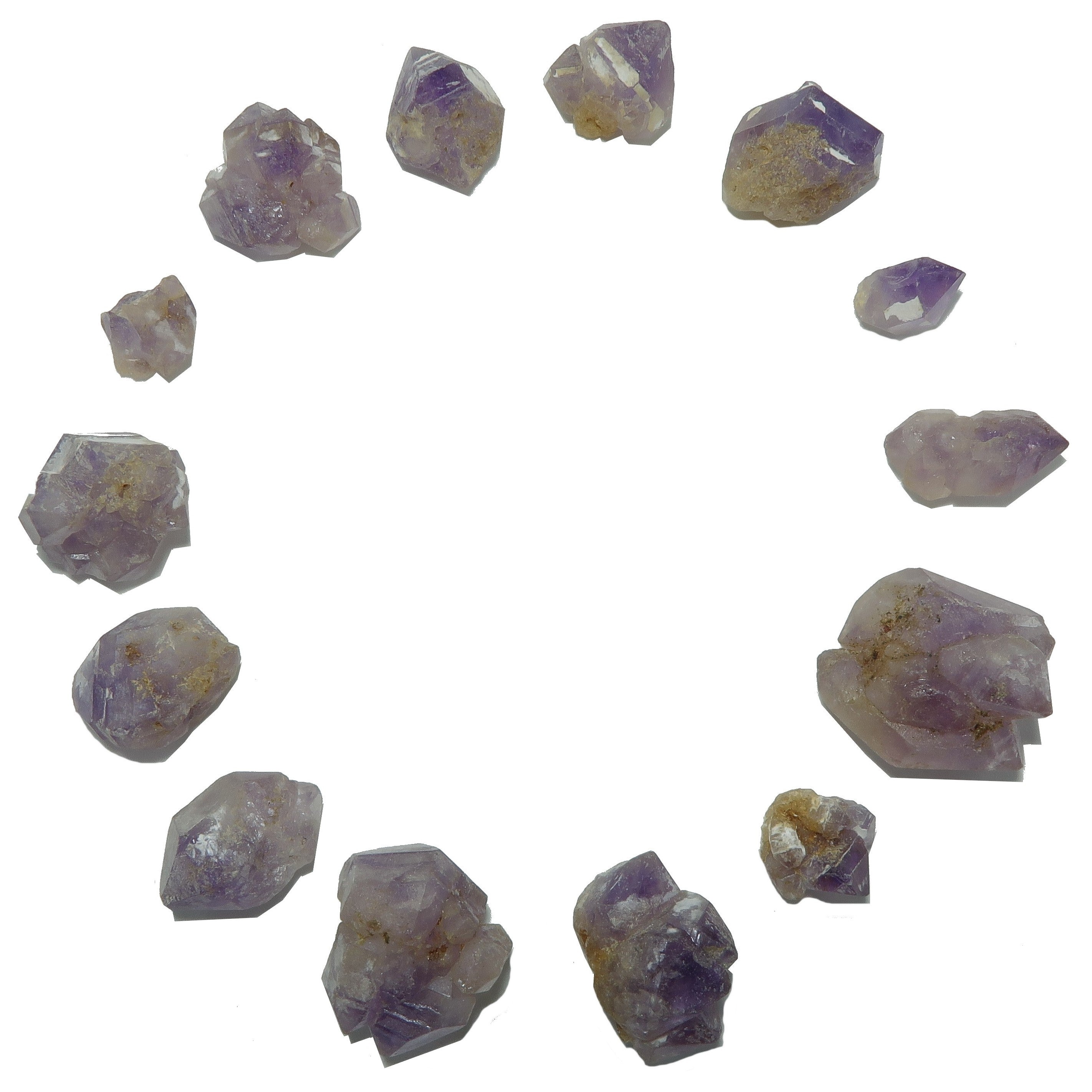 Amethyst Rohkristall Doppelender