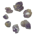 Amethyst Rohkristall Doppelender