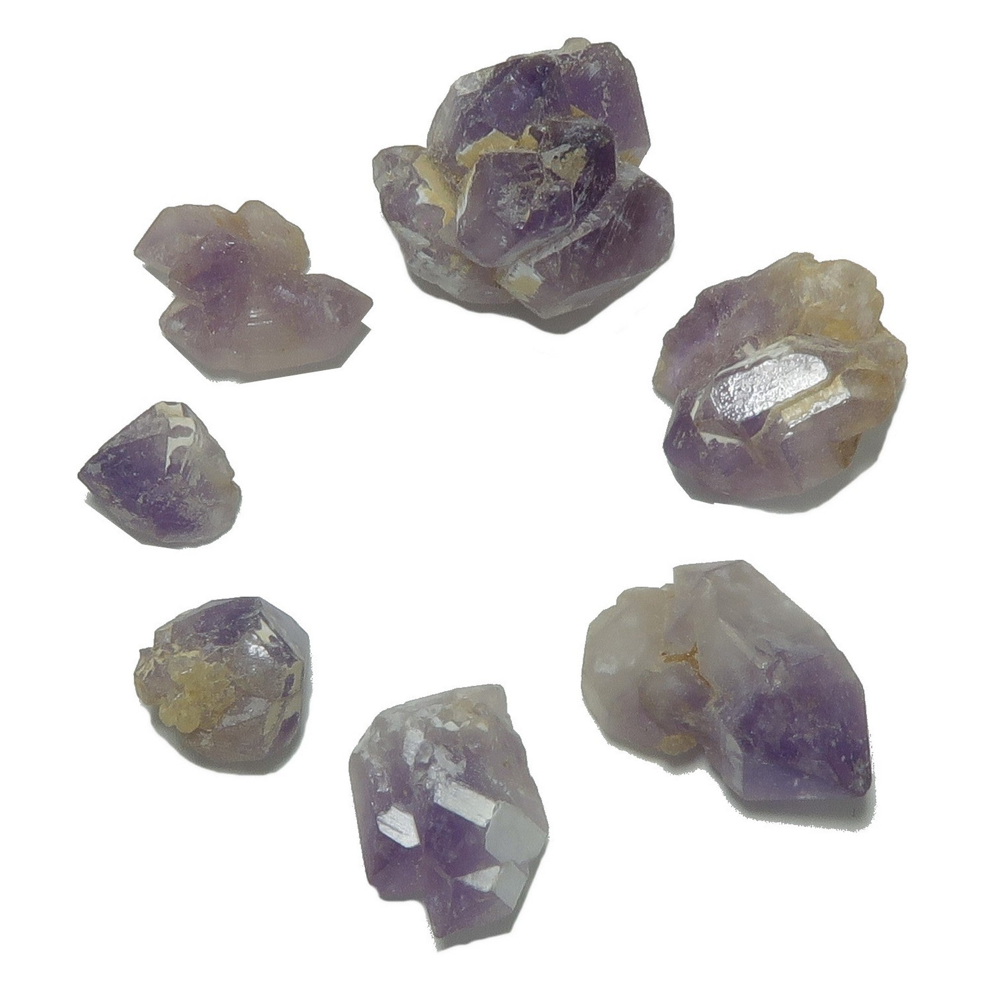 Amethyst Rohkristall Doppelender