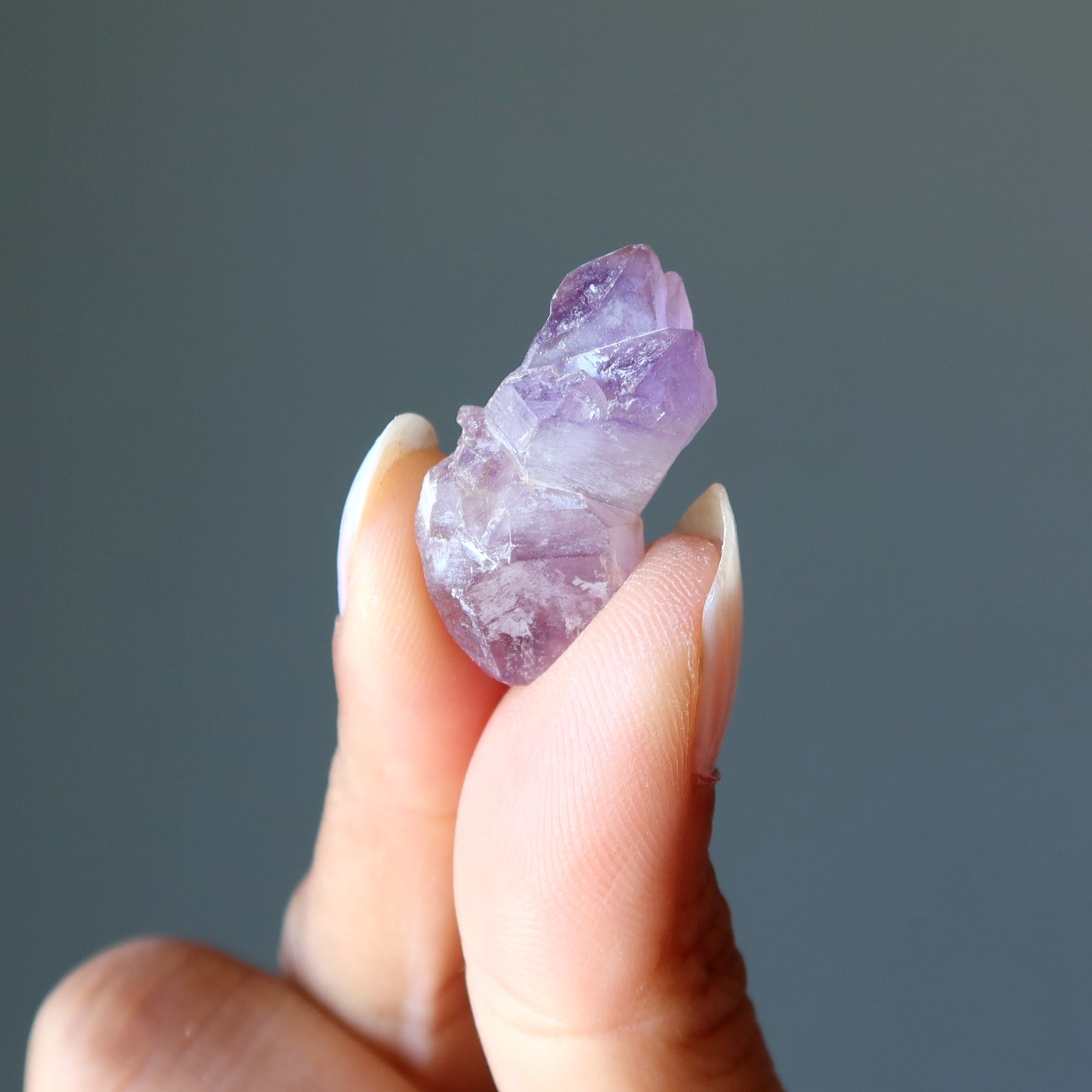 Amethyst Rohkristall Doppelender