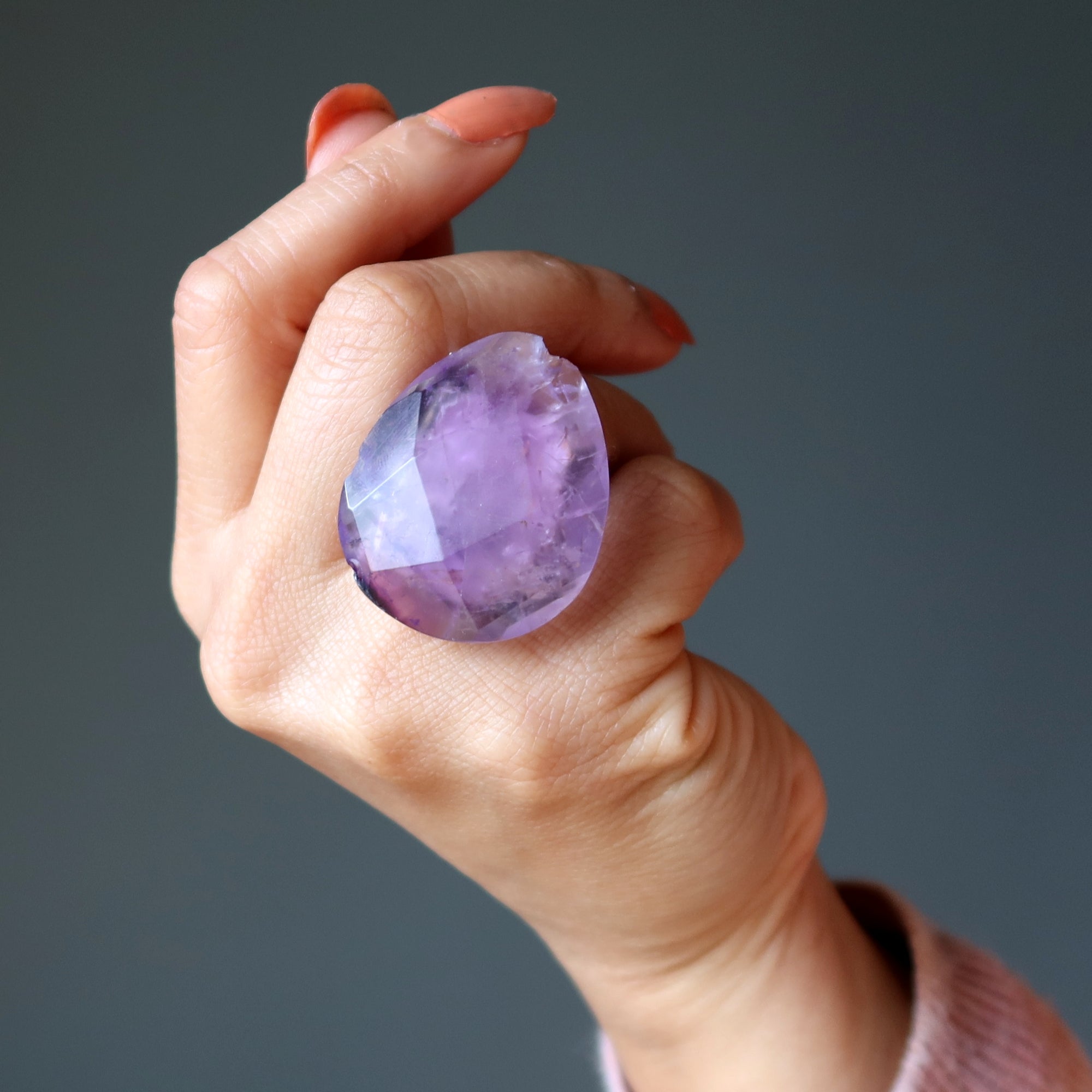 Amethyst Ring Life Lesson Enlightenment Gem Wounded Warrior