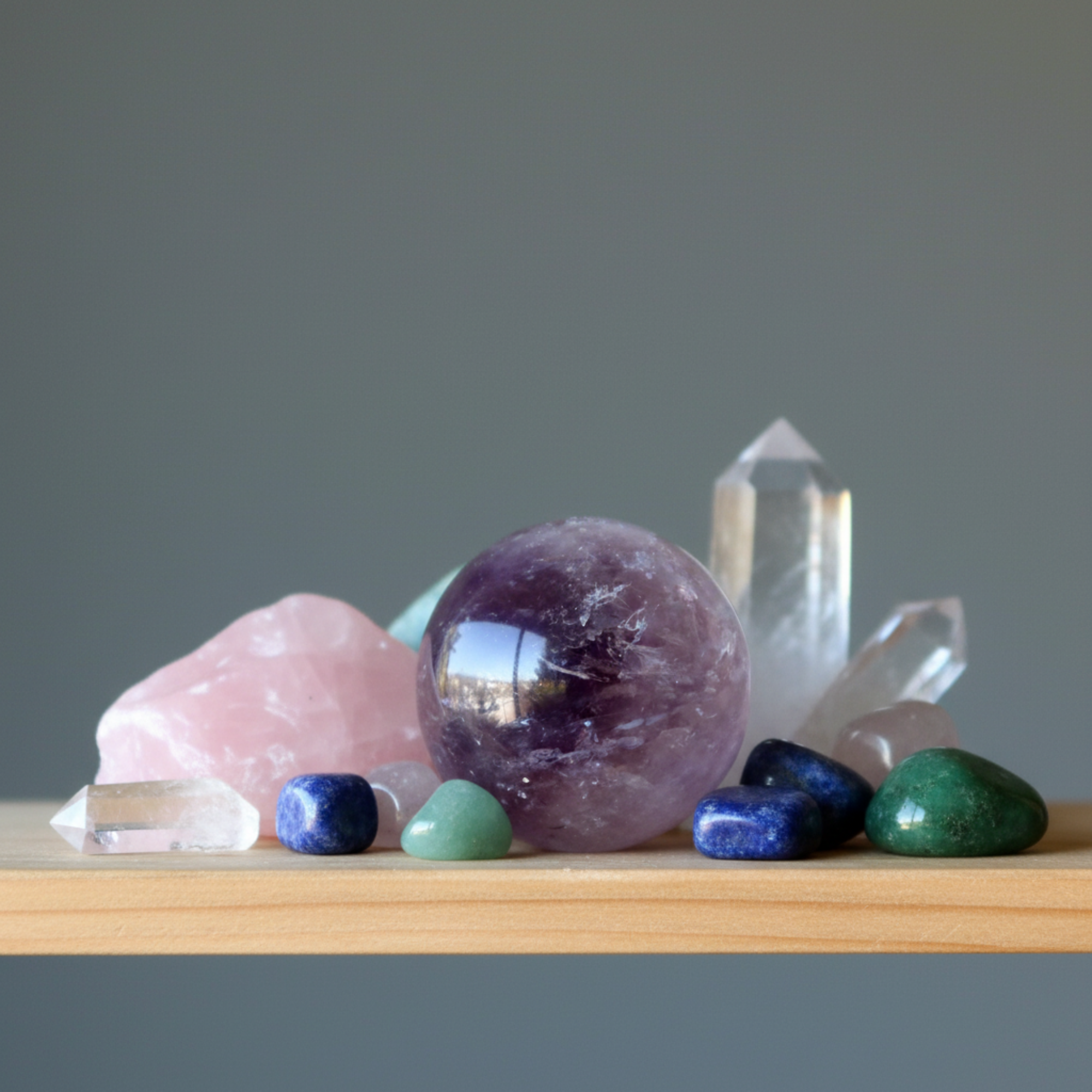 Sphère d'améthyste, boule de cristal du grand archange