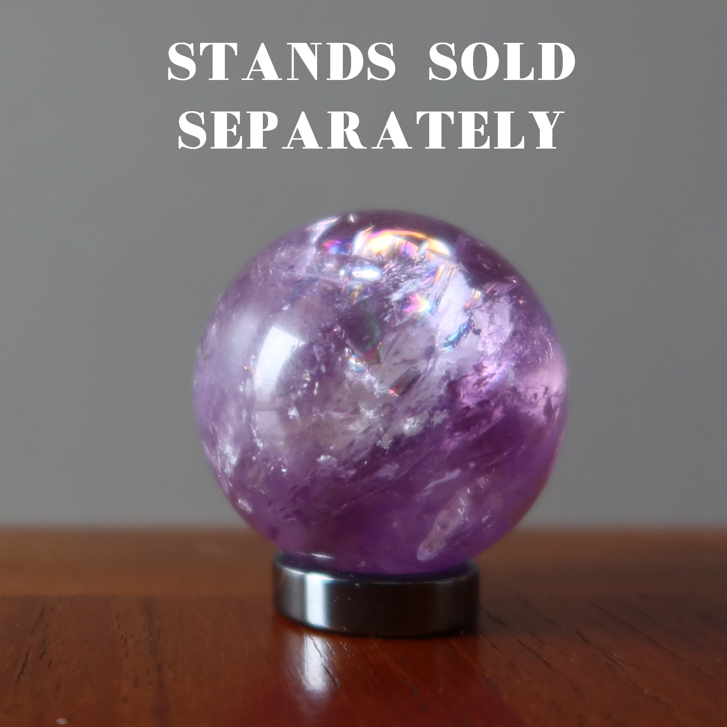 Amethyst Sphere Enlightened Rainbow Crystal Ball