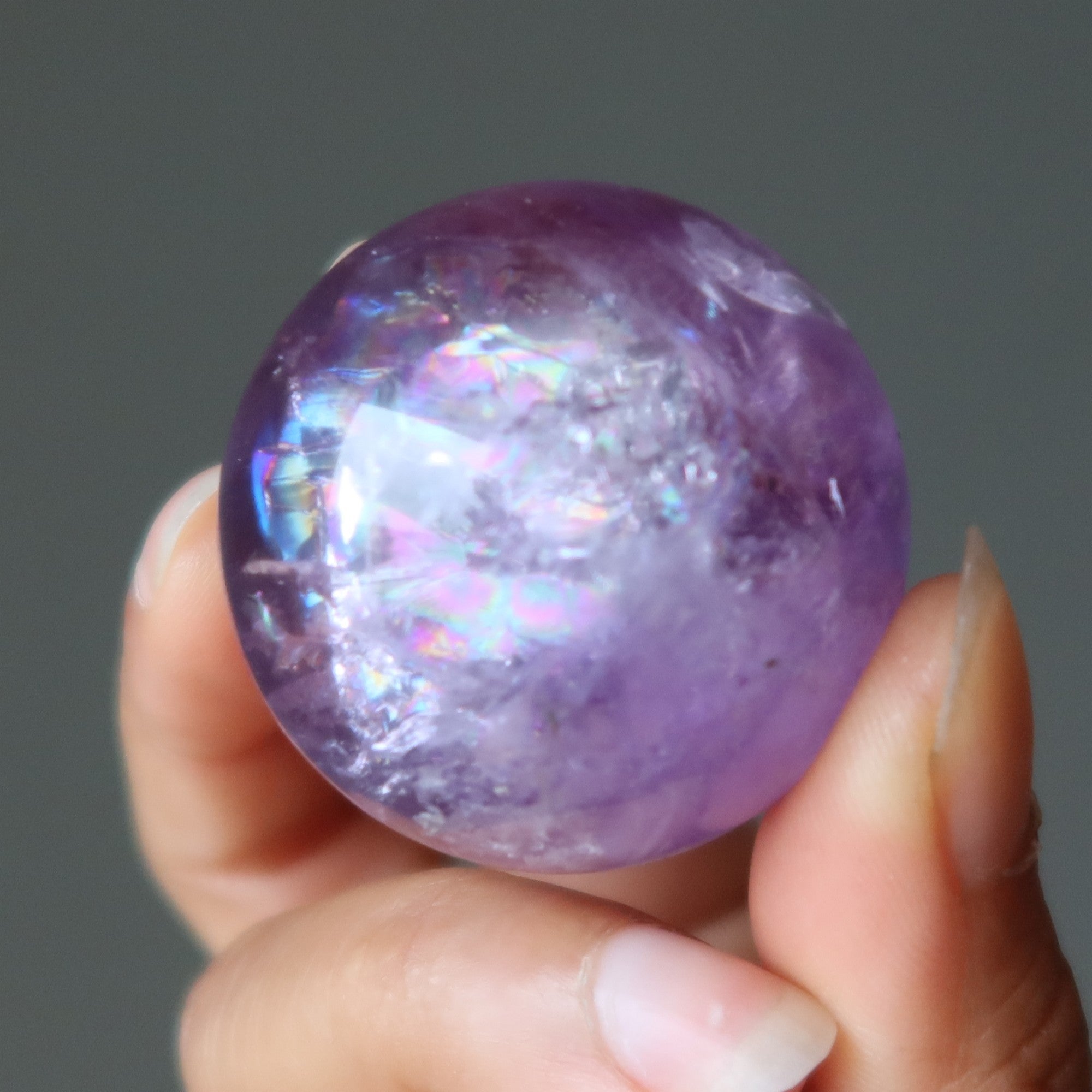 Amethyst Sphere Enlightened Rainbow Crystal Ball