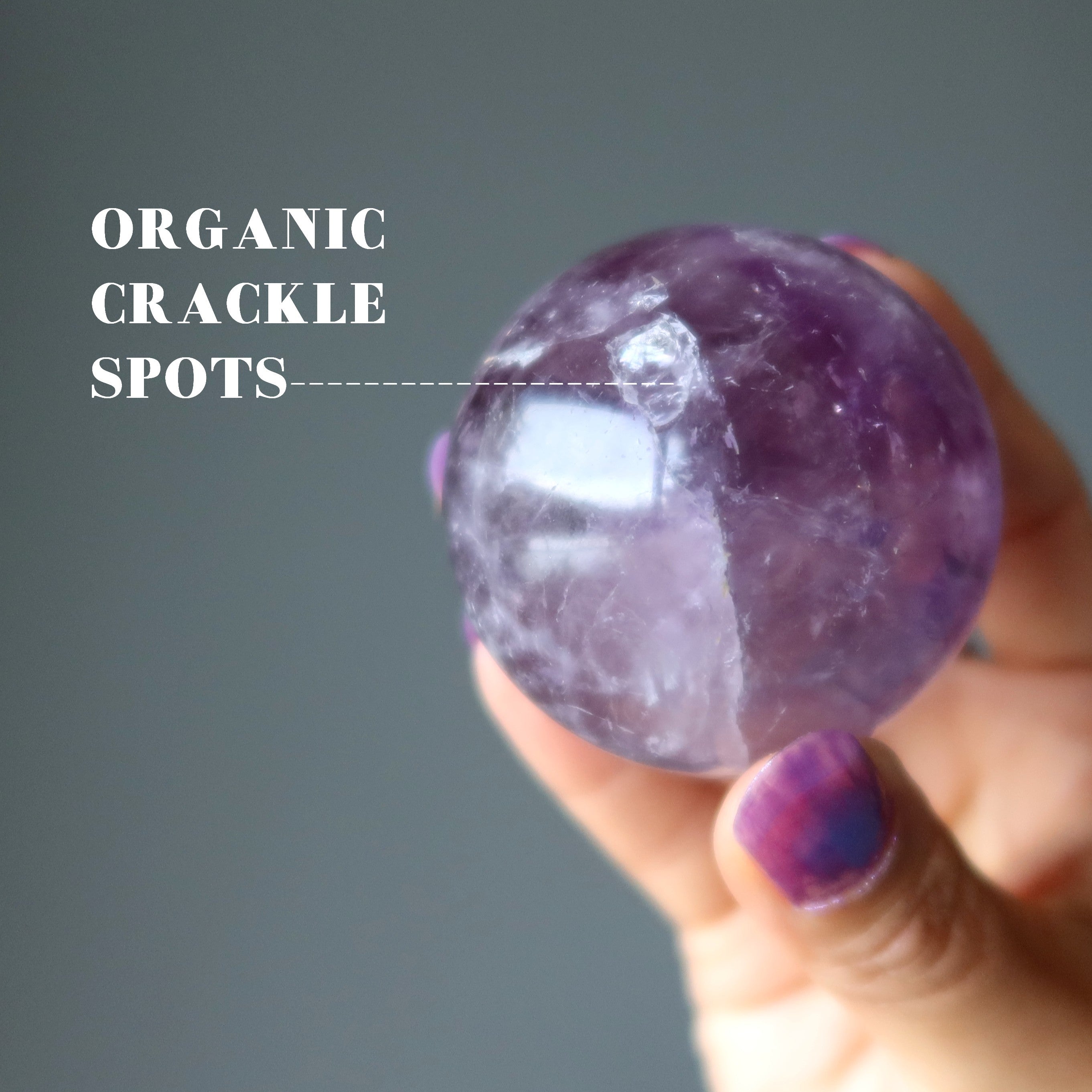 Amethyst Sphere Dream Cloud Crystal Ball