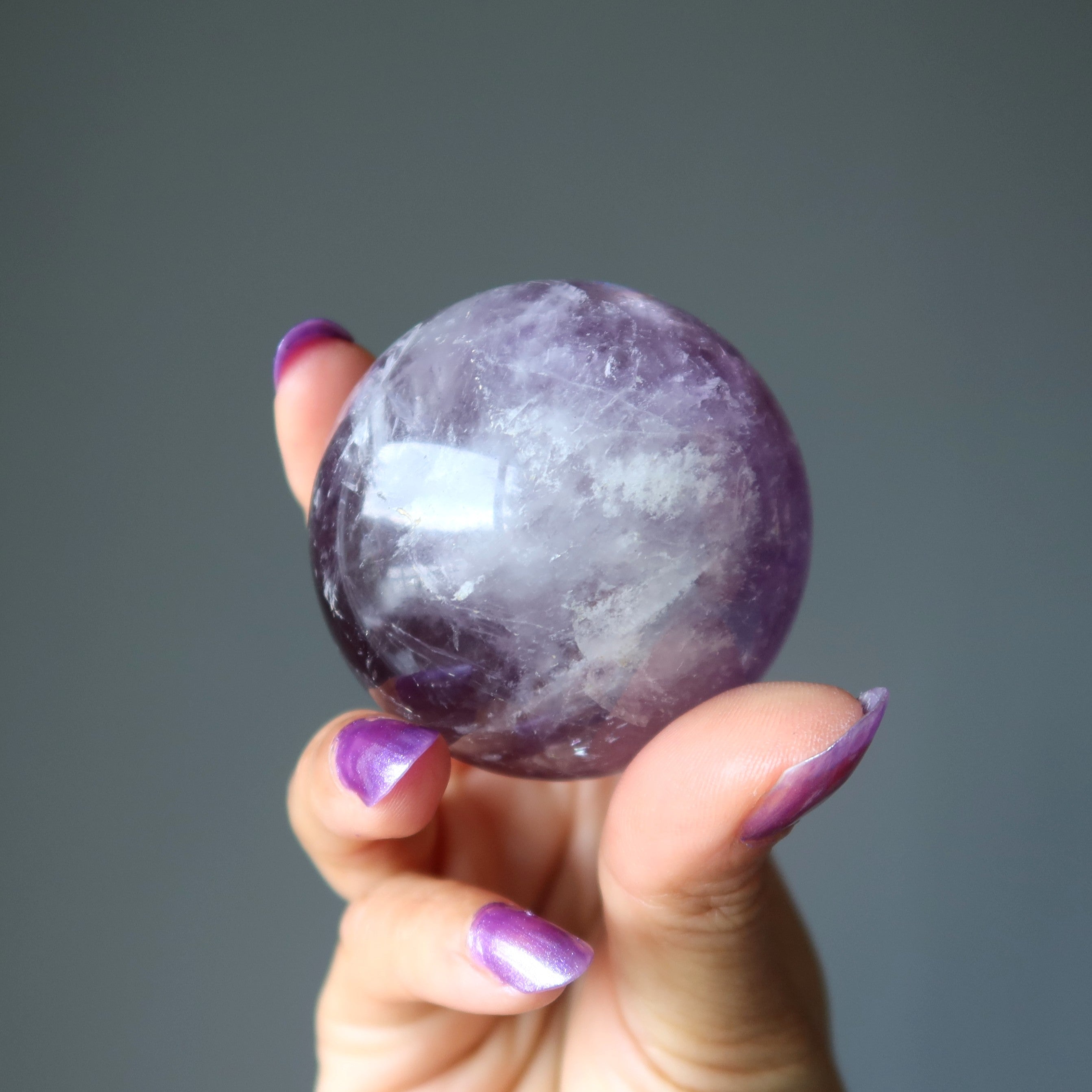 Amethyst Sphere Dream Cloud Crystal Ball
