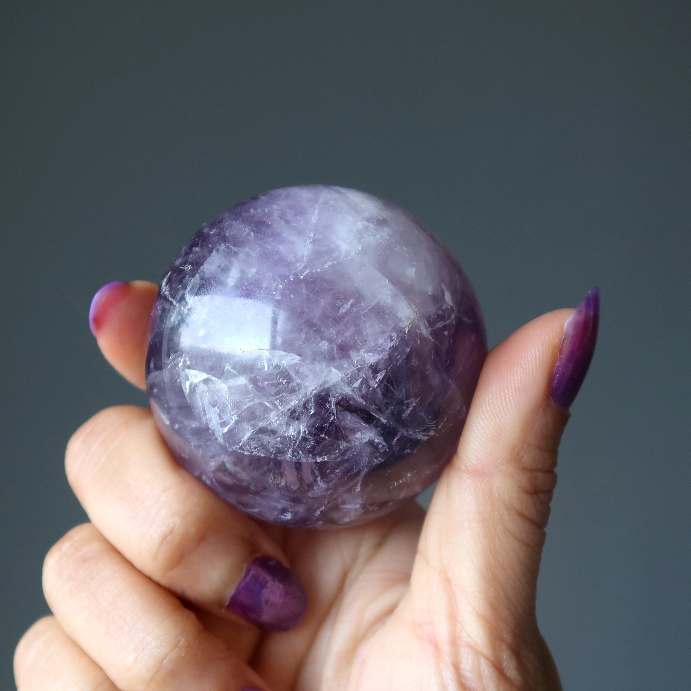 Amethyst Sphere Dream Cloud Crystal Ball